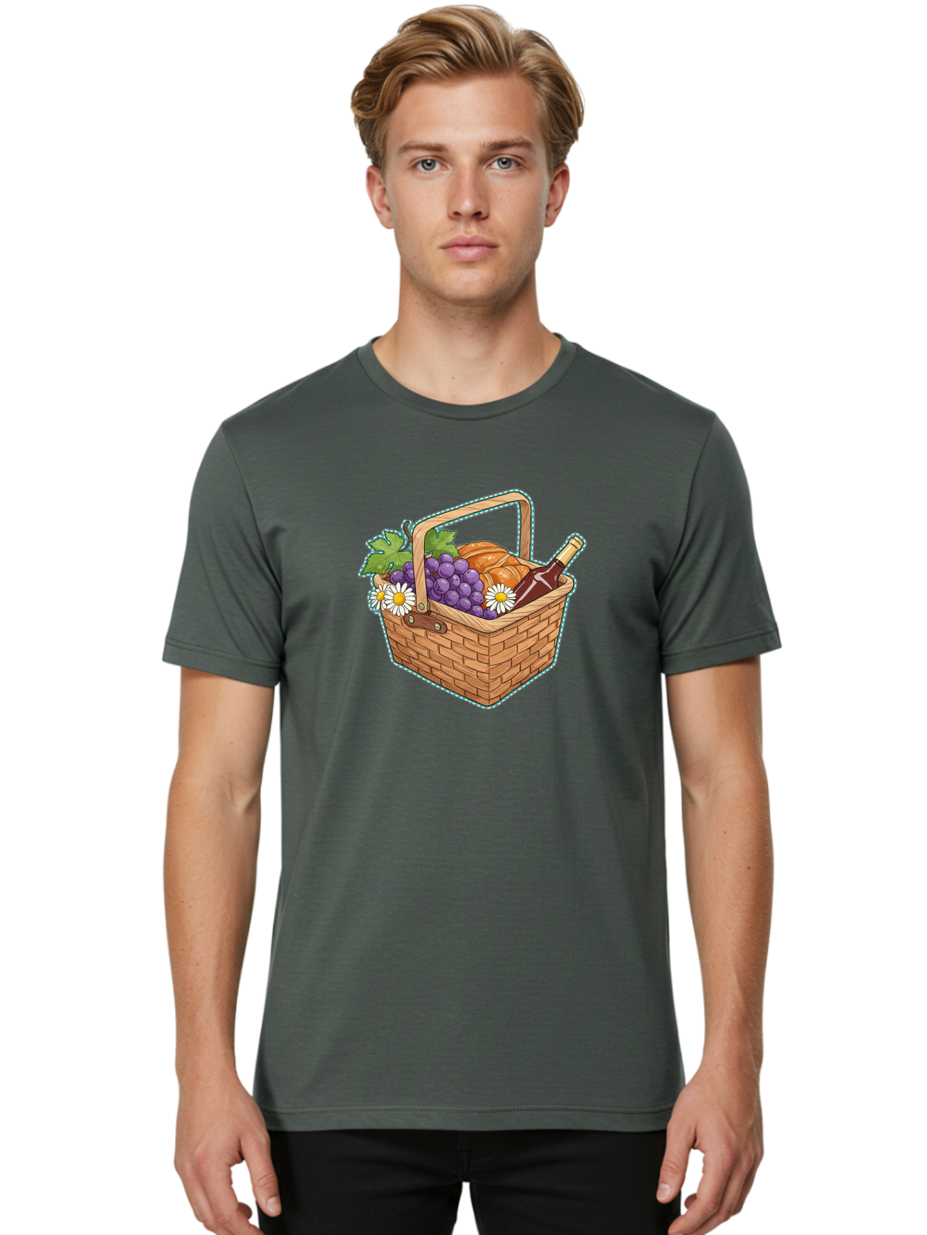 Picnic-Basket Men'S Graphic Tee, 100% Cotton, Comfortable Casual Summer Wear, Machine Washable, Vintage Camera, Old Camera, Antique Camera, Black Camera, Classic Photography, Photography Equipment, Nostalgic Device, Film Camera, Camera Art Baj162 27
