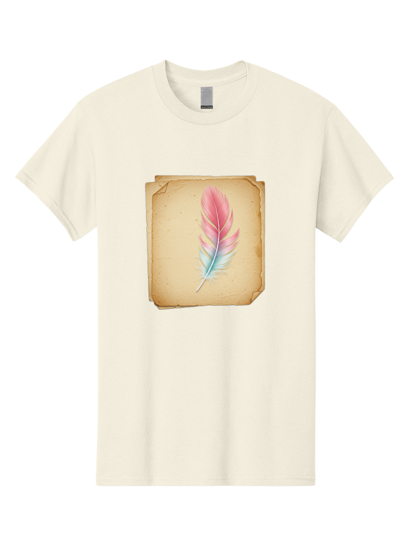 Pink-And-Blue-Feather Men'S Graphic Tee, 100% Cotton, Comfortable Casual Summer Wear, Machine Washable, Vintage Camera, Old Camera, Antique Camera, Black Camera, Classic Photography, Photography Equipment, Nostalgic Device, Film Camera, Baj163 14