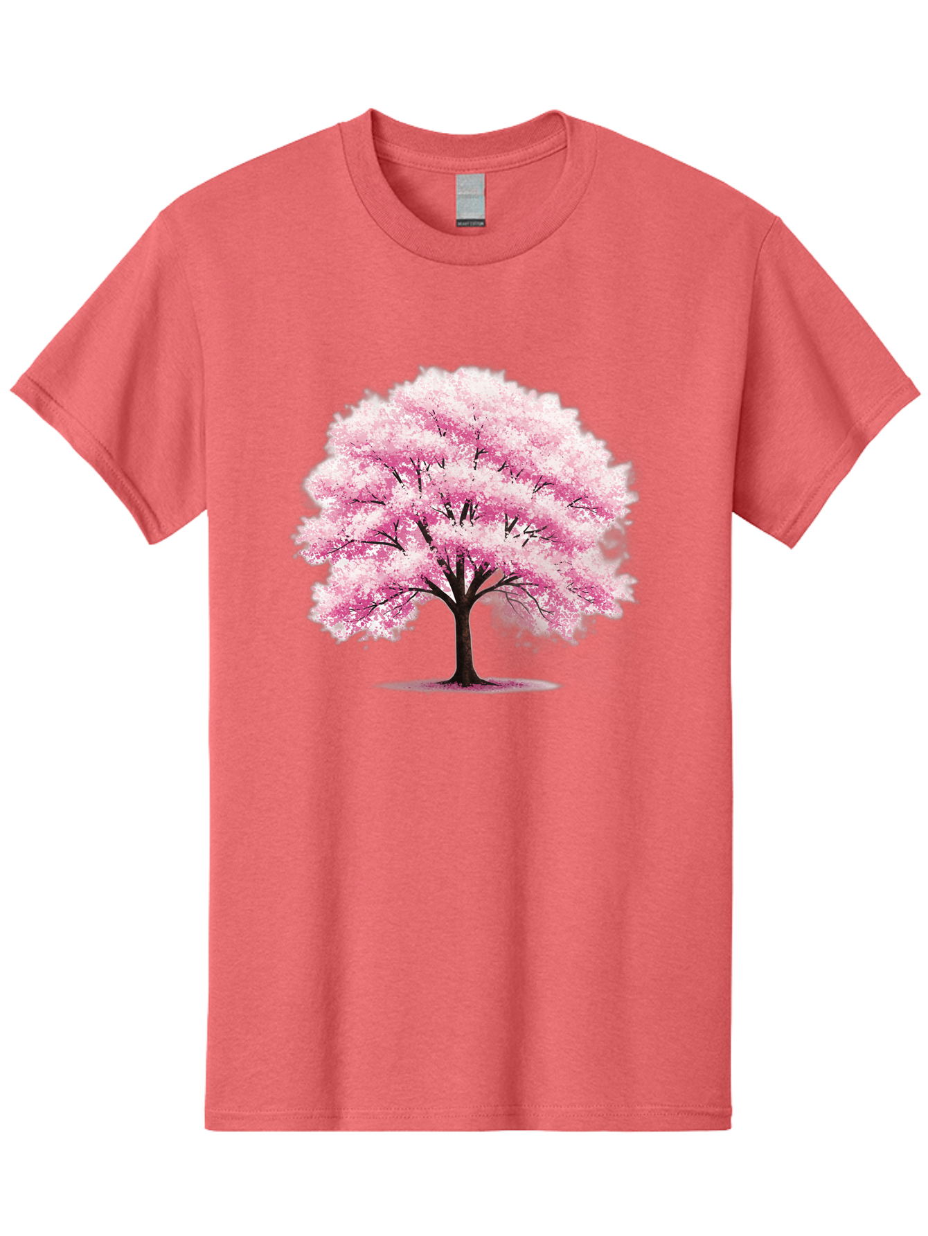 Pink-Cherry-Blossom-Tree-1 Men'S Graphic Tee, 100% Cotton, Comfortable Casual Summer Wear, Machine Washable, Vintage Camera, Old Camera, Antique Camera, Black Camera, Classic Photography, Photography Equipment, Nostalgic Device, Film Camera, Baj166 7