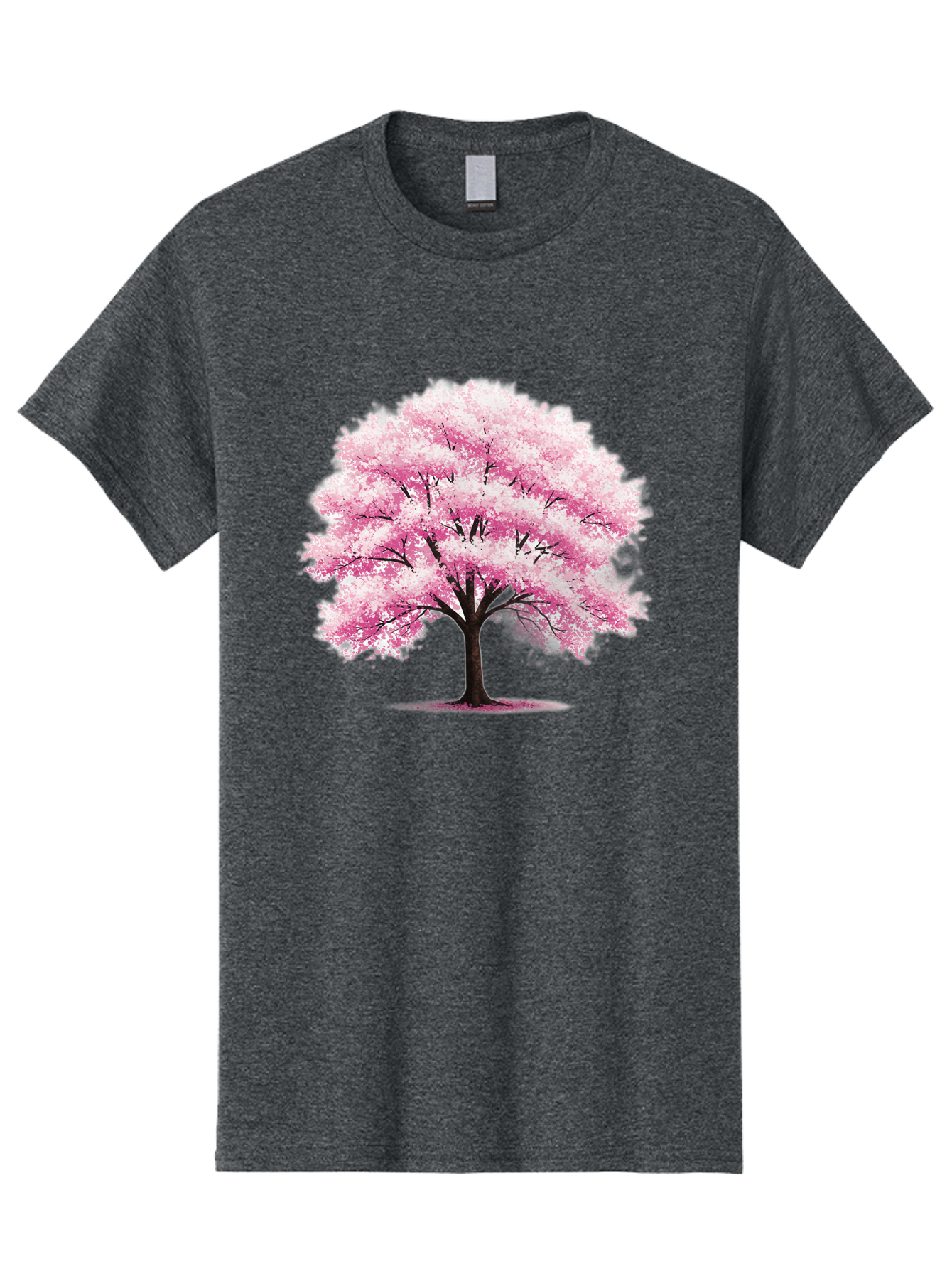 Pink-Cherry-Blossom-Tree-1 Men'S Graphic Tee, 100% Cotton, Comfortable Casual Summer Wear, Machine Washable, Vintage Camera, Old Camera, Antique Camera, Black Camera, Classic Photography, Photography Equipment, Nostalgic Device, Film Camera, Baj166 3