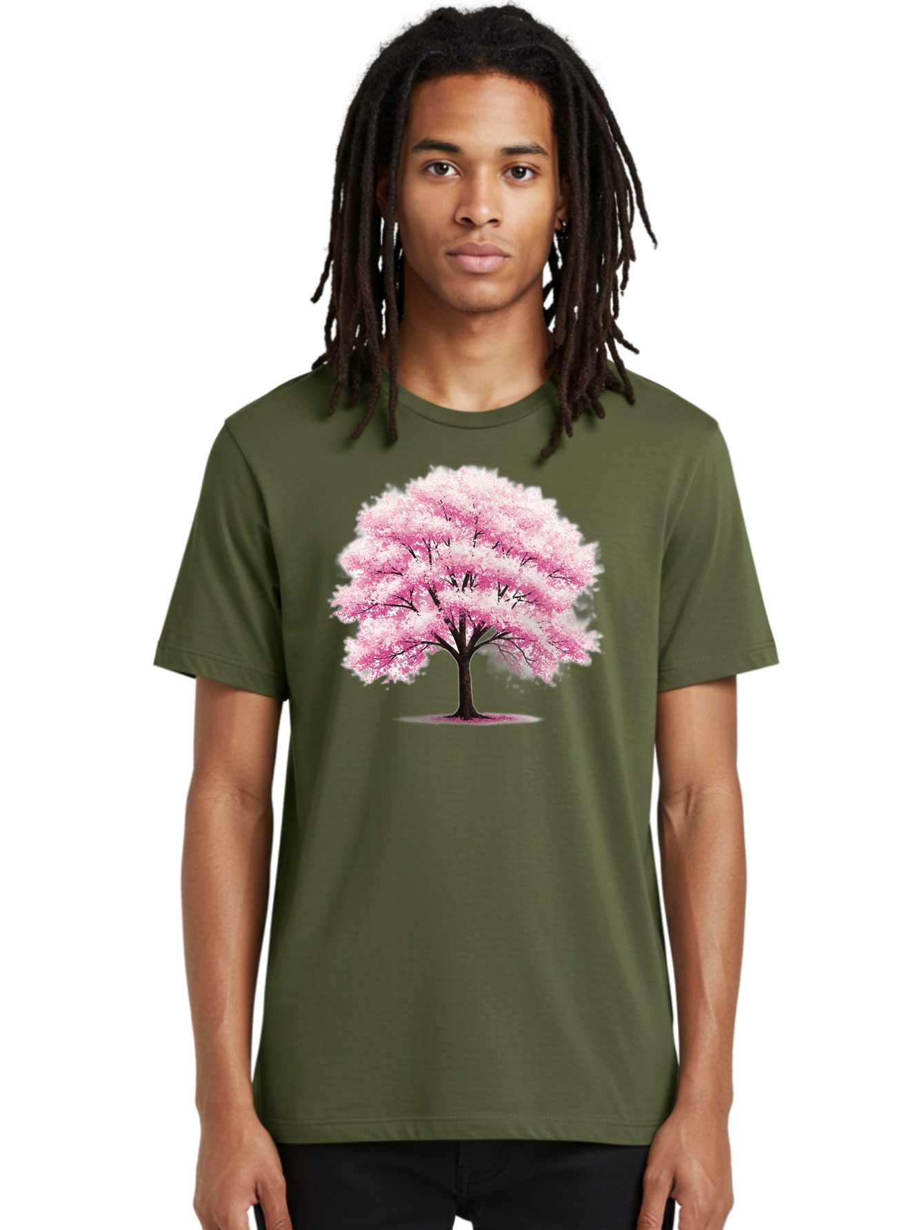 Pink-Cherry-Blossom-Tree-1 Men'S Graphic Tee, 100% Cotton, Comfortable Casual Summer Wear, Machine Washable, Vintage Camera, Old Camera, Antique Camera, Black Camera, Classic Photography, Photography Equipment, Nostalgic Device, Film Camera, Baj166 28