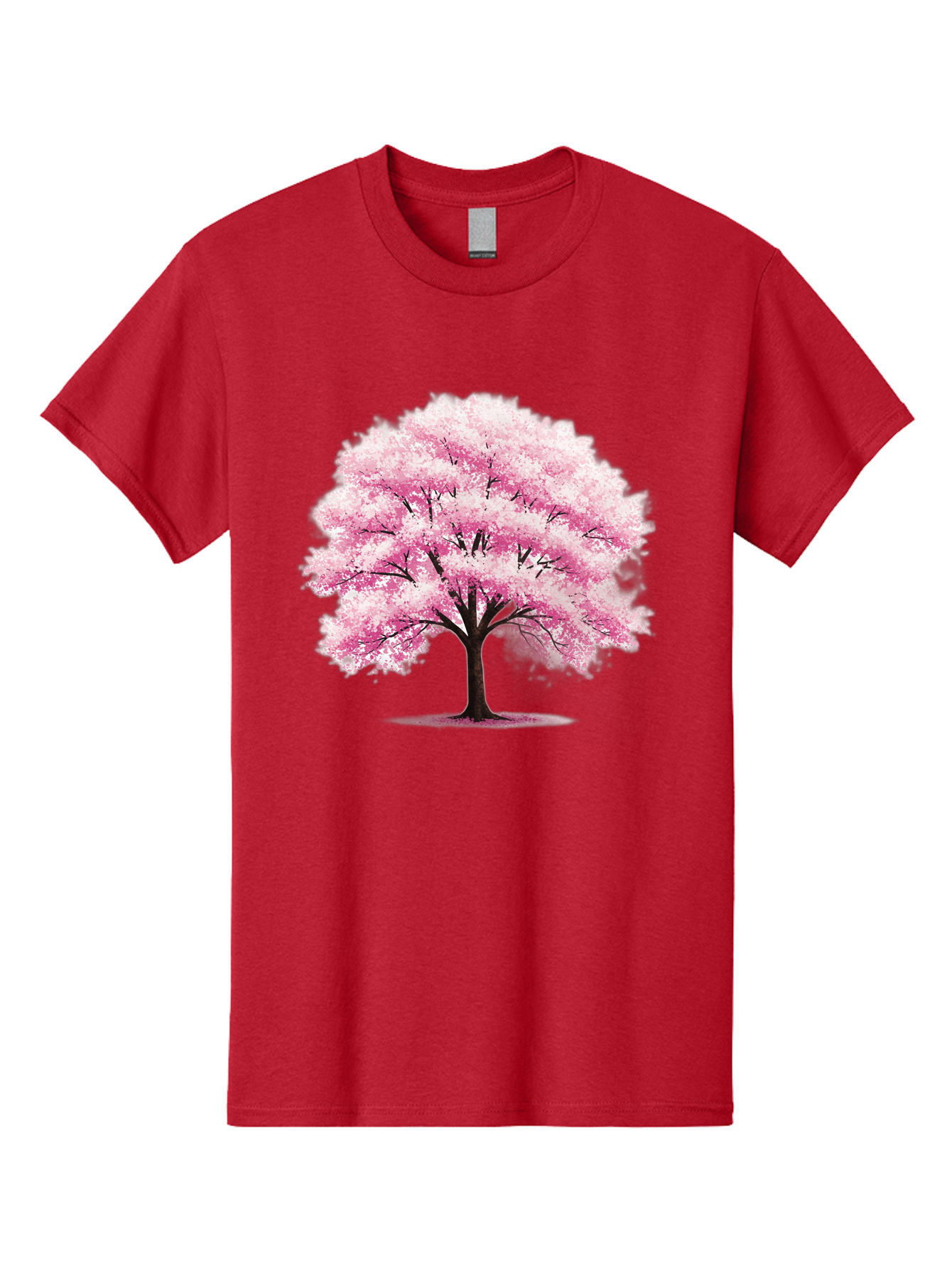 Pink-Cherry-Blossom-Tree-1 Men'S Graphic Tee, 100% Cotton, Comfortable Casual Summer Wear, Machine Washable, Vintage Camera, Old Camera, Antique Camera, Black Camera, Classic Photography, Photography Equipment, Nostalgic Device, Film Camera, Baj166 1