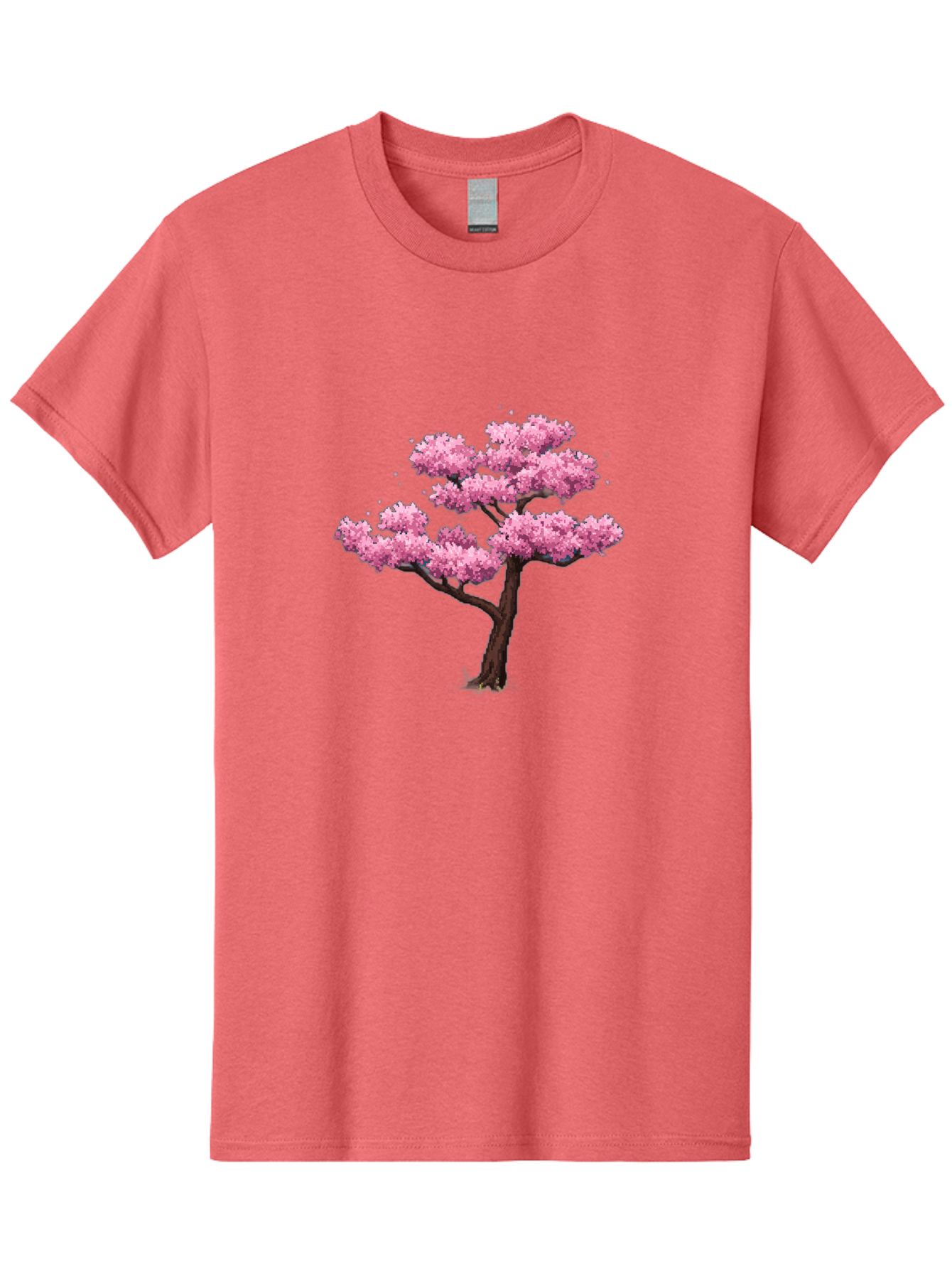 Pink-Cherry-Blossom-Tree-2 Men'S Graphic Tee, 100% Cotton, Comfortable Casual Summer Wear, Machine Washable, Vintage Camera, Old Camera, Antique Camera, Black Camera, Classic Photography, Photography Equipment, Nostalgic Device, Film Camera, Baj167 1