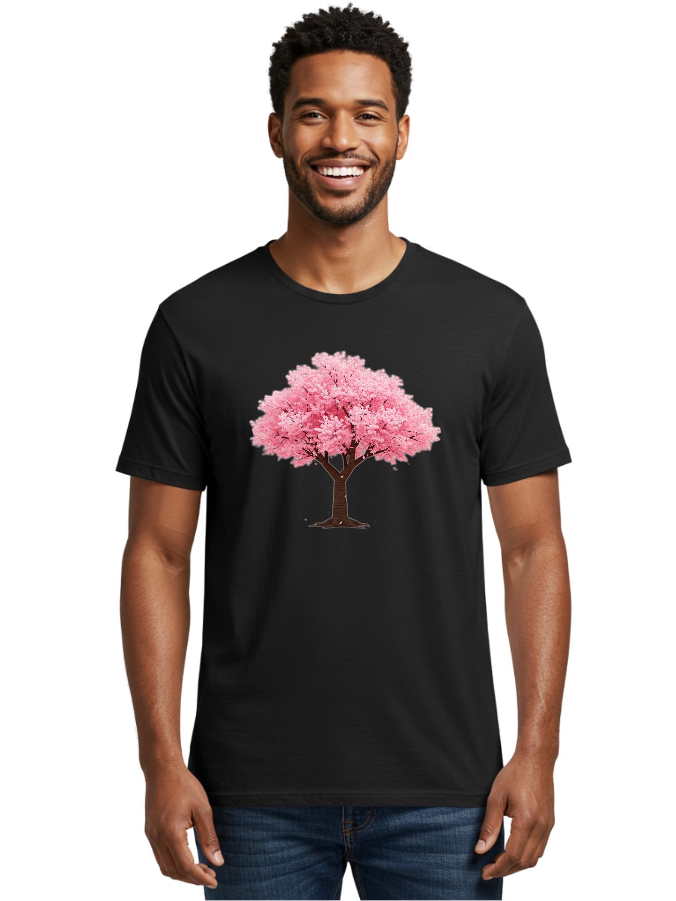 Pink-Cherry-Blossom-Tree Men'S Graphic Tee, 100% Cotton, Comfortable Casual Summer Wear, Machine Washable, Vintage Camera, Old Camera, Antique Camera, Black Camera, Classic Photography, Photography Equipment, Nostalgic Device, Film Camera, Baj168 19