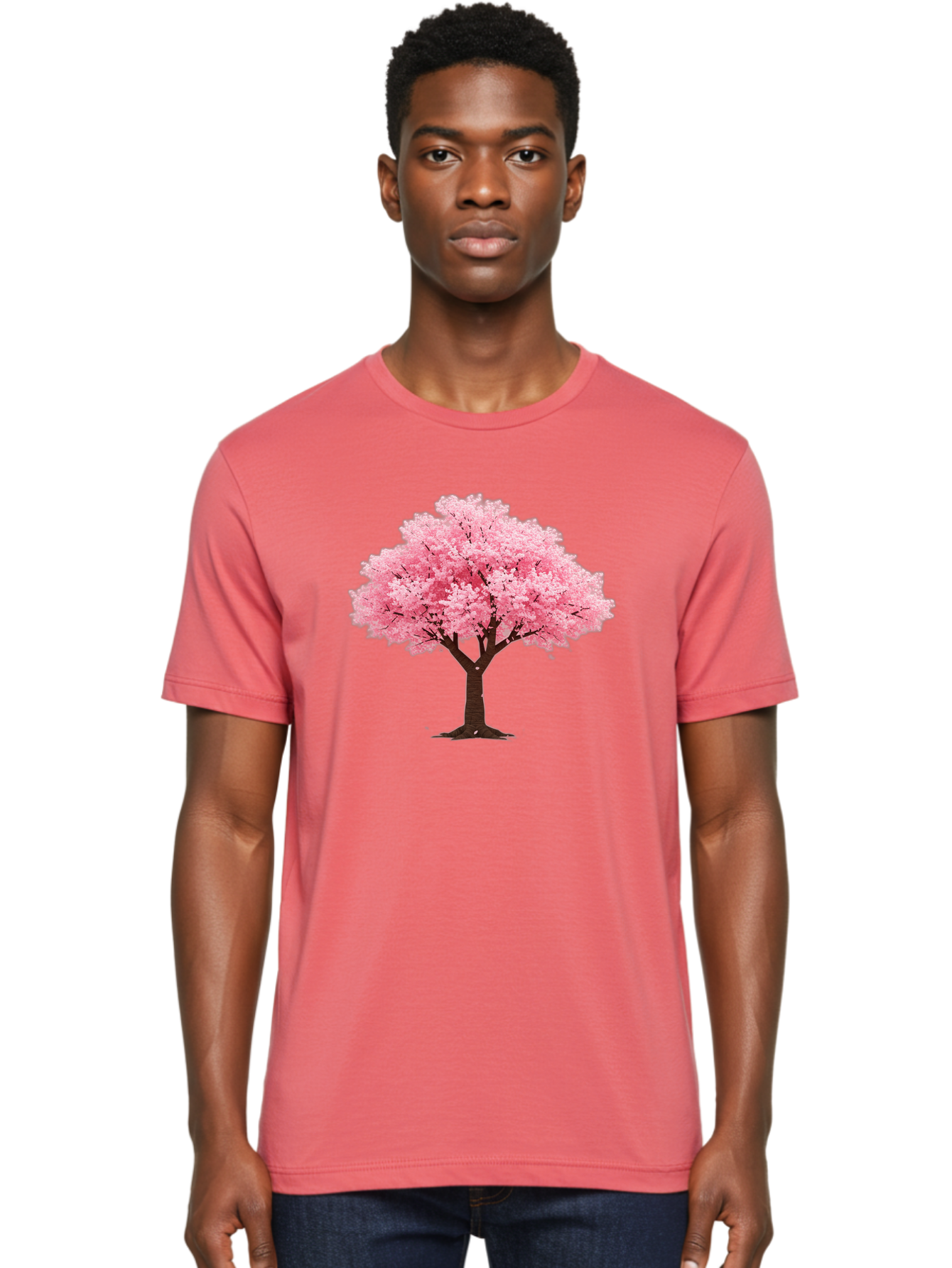 Pink-Cherry-Blossom-Tree Men'S Graphic Tee, 100% Cotton, Comfortable Casual Summer Wear, Machine Washable, Vintage Camera, Old Camera, Antique Camera, Black Camera, Classic Photography, Photography Equipment, Nostalgic Device, Film Camera, Baj168 30