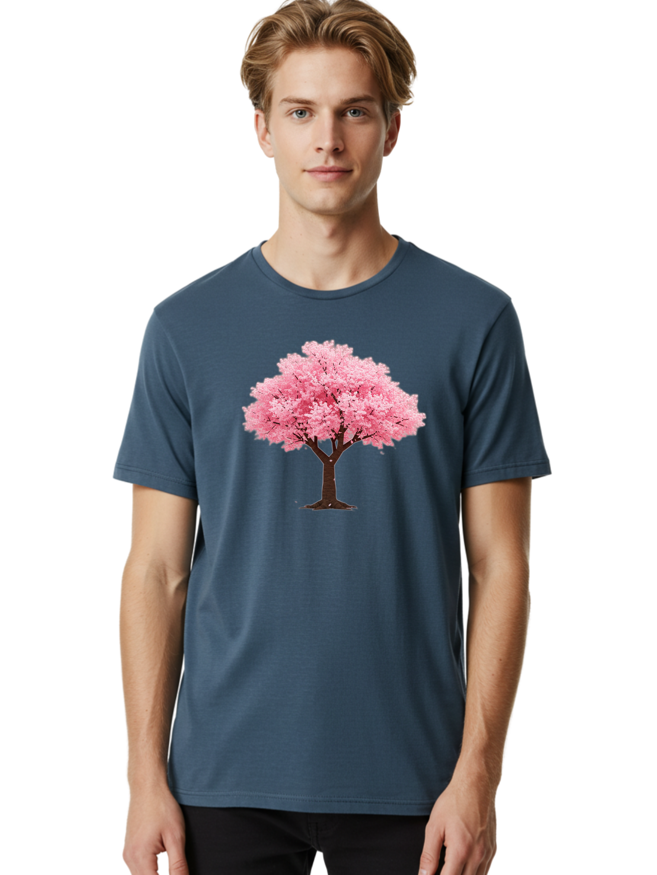 Pink-Cherry-Blossom-Tree Men'S Graphic Tee, 100% Cotton, Comfortable Casual Summer Wear, Machine Washable, Vintage Camera, Old Camera, Antique Camera, Black Camera, Classic Photography, Photography Equipment, Nostalgic Device, Film Camera, Baj168 18