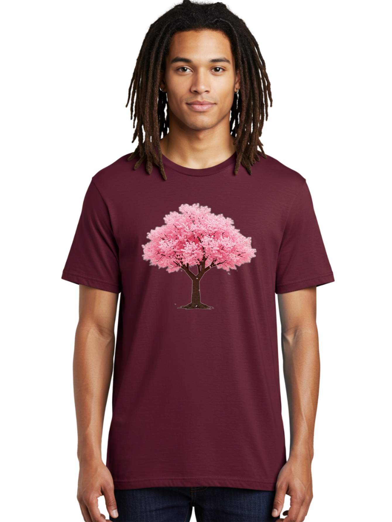 Pink-Cherry-Blossom-Tree Men'S Graphic Tee, 100% Cotton, Comfortable Casual Summer Wear, Machine Washable, Vintage Camera, Old Camera, Antique Camera, Black Camera, Classic Photography, Photography Equipment, Nostalgic Device, Film Camera, Baj168 25