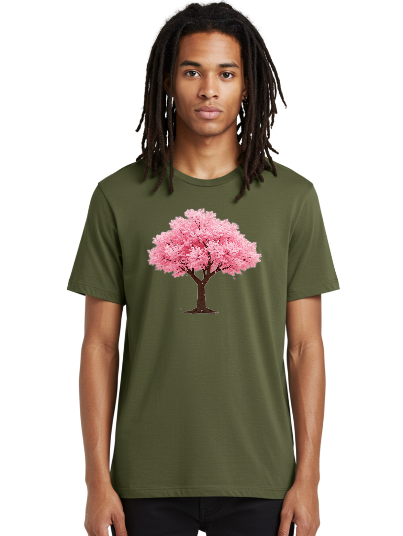 Pink-Cherry-Blossom-Tree Men'S Graphic Tee, 100% Cotton, Comfortable Casual Summer Wear, Machine Washable, Vintage Camera, Old Camera, Antique Camera, Black Camera, Classic Photography, Photography Equipment, Nostalgic Device, Film Camera, Baj168 21