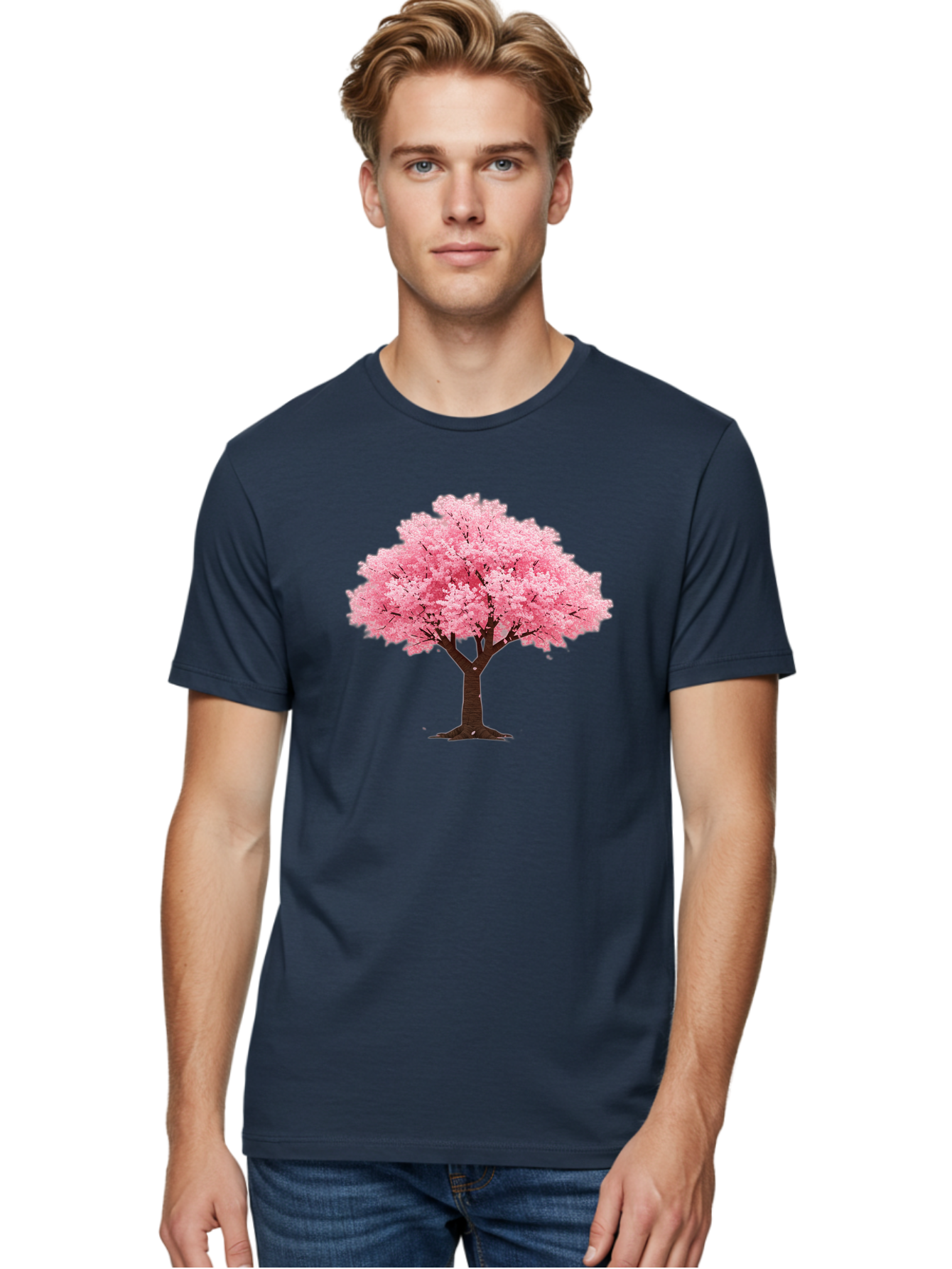 Pink-Cherry-Blossom-Tree Men'S Graphic Tee, 100% Cotton, Comfortable Casual Summer Wear, Machine Washable, Vintage Camera, Old Camera, Antique Camera, Black Camera, Classic Photography, Photography Equipment, Nostalgic Device, Film Camera, Baj168 16