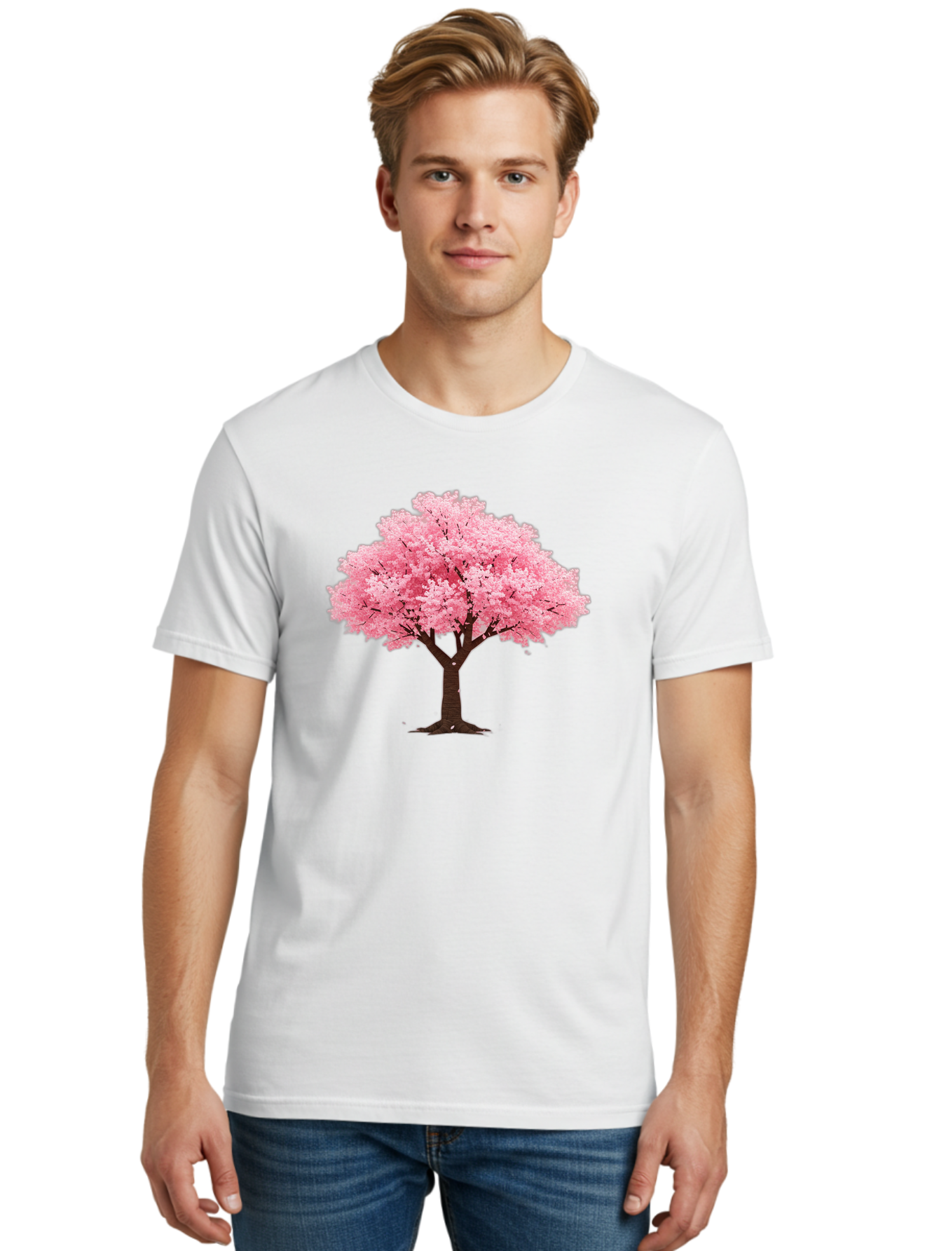 Pink-Cherry-Blossom-Tree Men'S Graphic Tee, 100% Cotton, Comfortable Casual Summer Wear, Machine Washable, Vintage Camera, Old Camera, Antique Camera, Black Camera, Classic Photography, Photography Equipment, Nostalgic Device, Film Camera, Baj168 27
