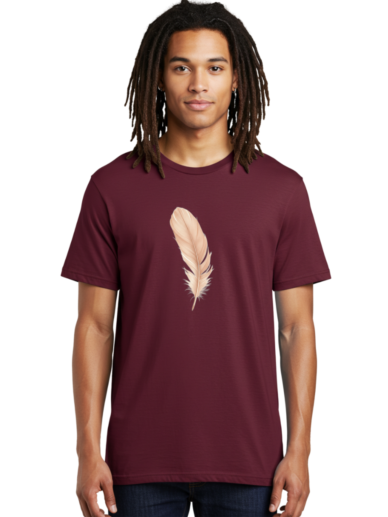 Pink-Feather-1 Men'S Graphic Tee, 100% Cotton, Comfortable Casual Summer Wear, Machine Washable, Vintage Camera, Old Camera, Antique Camera, Black Camera, Classic Photography, Photography Equipment, Nostalgic Device, Film Camera, Camera Art Baj171 21