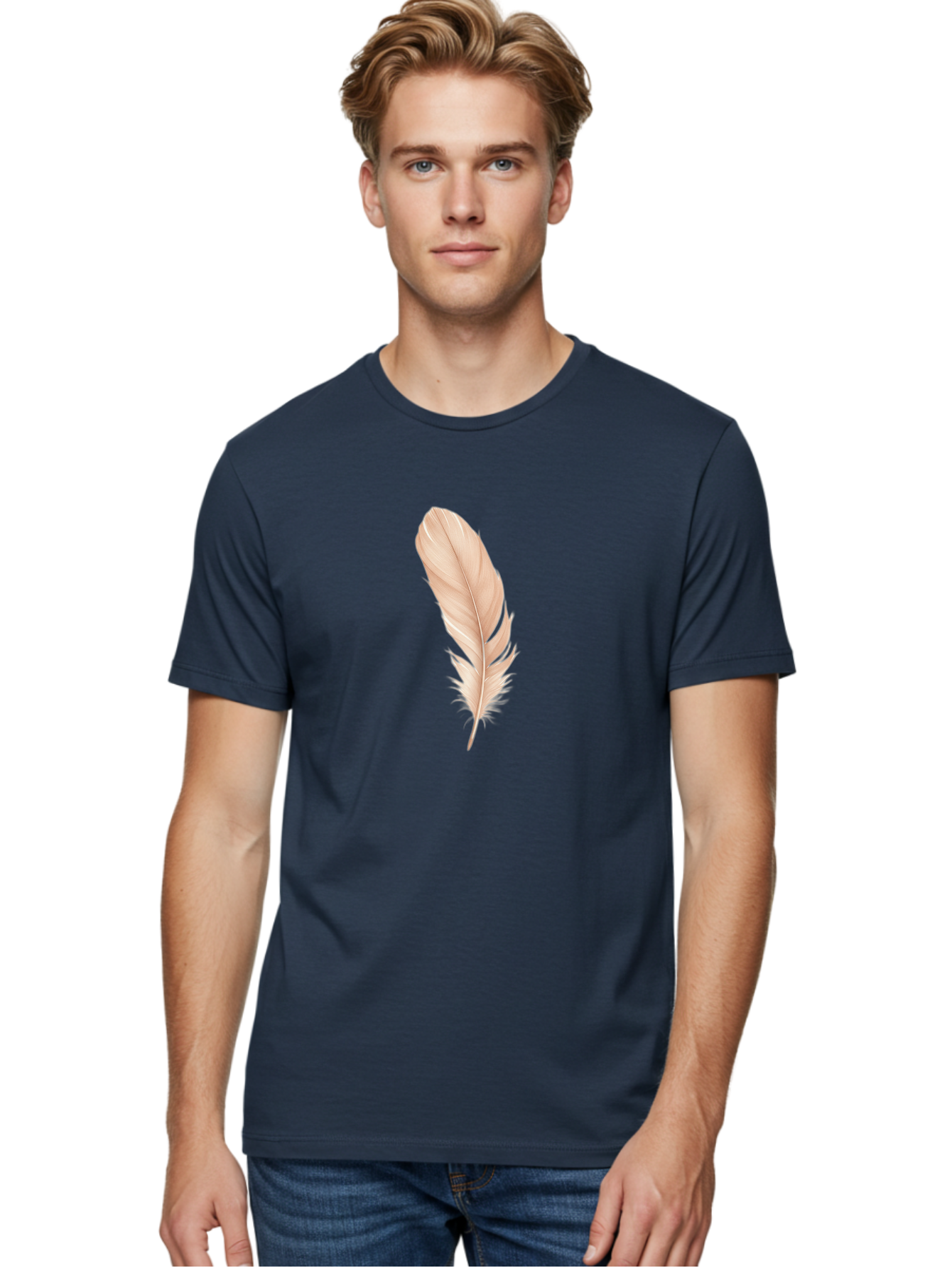 Pink-Feather-1 Men'S Graphic Tee, 100% Cotton, Comfortable Casual Summer Wear, Machine Washable, Vintage Camera, Old Camera, Antique Camera, Black Camera, Classic Photography, Photography Equipment, Nostalgic Device, Film Camera, Camera Art Baj171 30