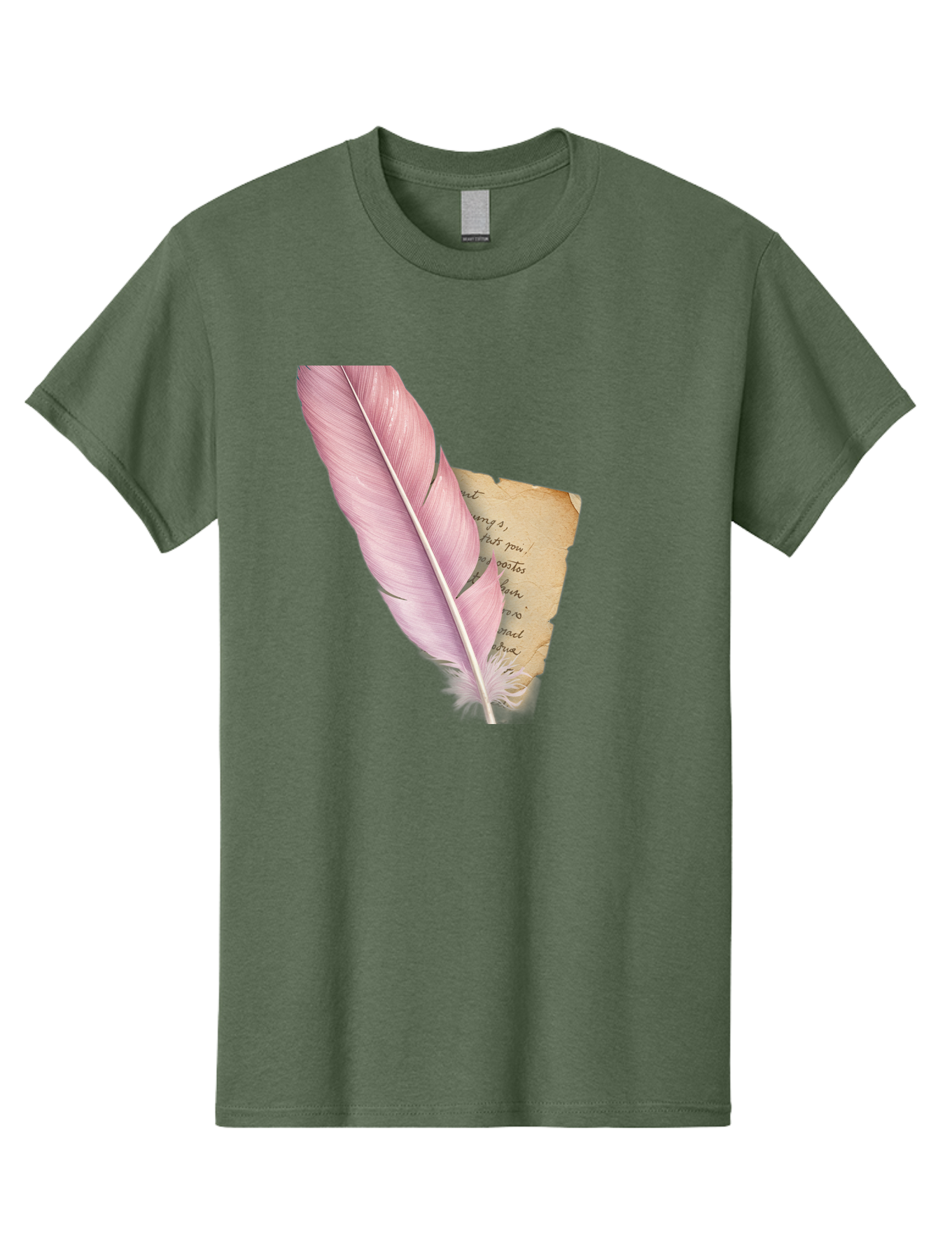 Pink-Feather-Quill-Pen Men'S Graphic Tee, 100% Cotton, Comfortable Casual Summer Wear, Machine Washable, Vintage Camera, Old Camera, Antique Camera, Black Camera, Classic Photography, Photography Equipment, Nostalgic Device, Film Camera, Baj173 7