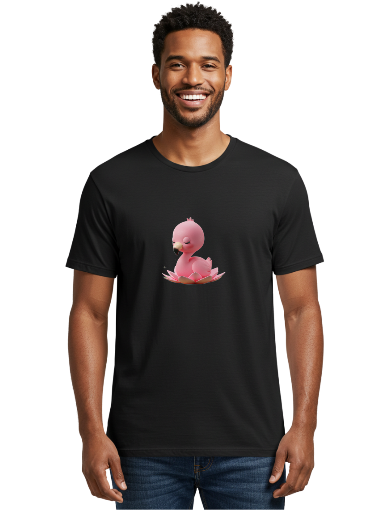 Pink-Flamingo-1 Men'S Graphic Tee, 100% Cotton, Comfortable Casual Summer Wear, Machine Washable, Vintage Camera, Old Camera, Antique Camera, Black Camera, Classic Photography, Photography Equipment, Nostalgic Device, Film Camera, Camera Art Baj176 24
