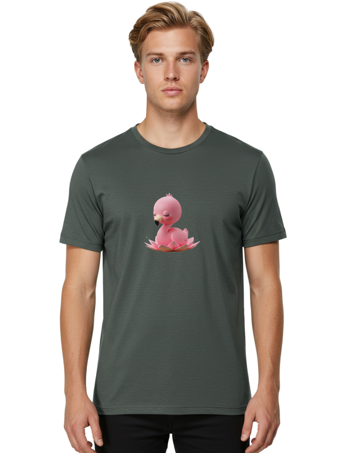 Pink-Flamingo-1 Men'S Graphic Tee, 100% Cotton, Comfortable Casual Summer Wear, Machine Washable, Vintage Camera, Old Camera, Antique Camera, Black Camera, Classic Photography, Photography Equipment, Nostalgic Device, Film Camera, Camera Art Baj176 19