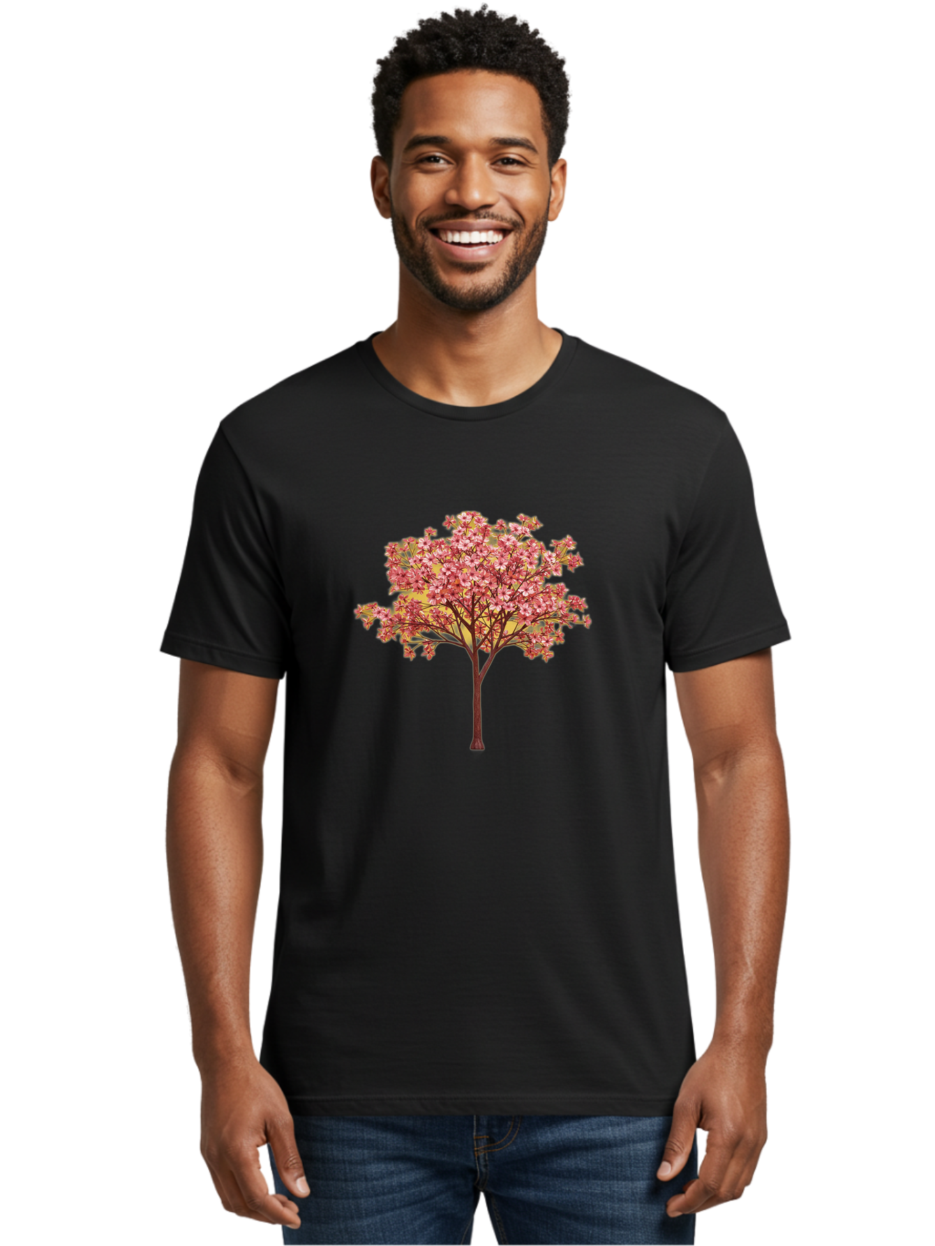 Pink-Flowering-Tree Men'S Graphic Tee, 100% Cotton, Comfortable Casual Summer Wear, Machine Washable, Vintage Camera, Old Camera, Antique Camera, Black Camera, Classic Photography, Photography Equipment, Nostalgic Device, Film Camera, Baj189 23