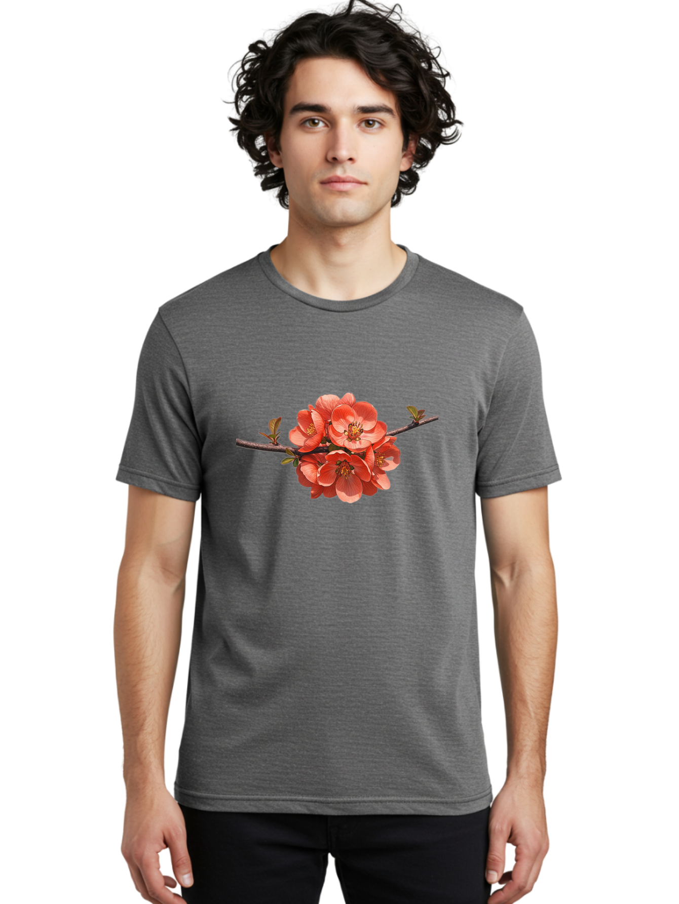 Pink-Flowers-1 Men'S Graphic Tee, 100% Cotton, Comfortable Casual Summer Wear, Machine Washable, Vintage Camera, Old Camera, Antique Camera, Black Camera, Classic Photography, Photography Equipment, Nostalgic Device, Film Camera, Camera Art Baj190 25