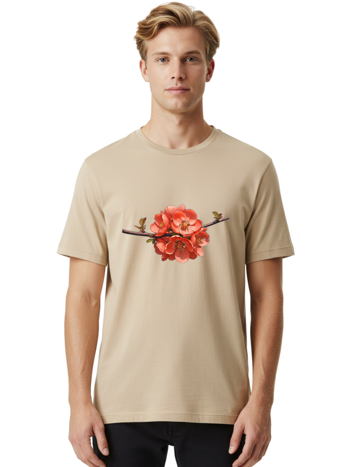 Pink-Flowers-1 Men'S Graphic Tee, 100% Cotton, Comfortable Casual Summer Wear, Machine Washable, Vintage Camera, Old Camera, Antique Camera, Black Camera, Classic Photography, Photography Equipment, Nostalgic Device, Film Camera, Camera Art Baj190 28