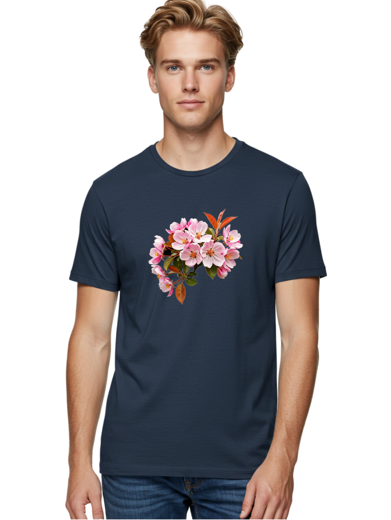 Pink-Flowers-2 Men'S Graphic Tee, 100% Cotton, Comfortable Casual Summer Wear, Machine Washable, Vintage Camera, Old Camera, Antique Camera, Black Camera, Classic Photography, Photography Equipment, Nostalgic Device, Film Camera, Camera Art Baj191 16