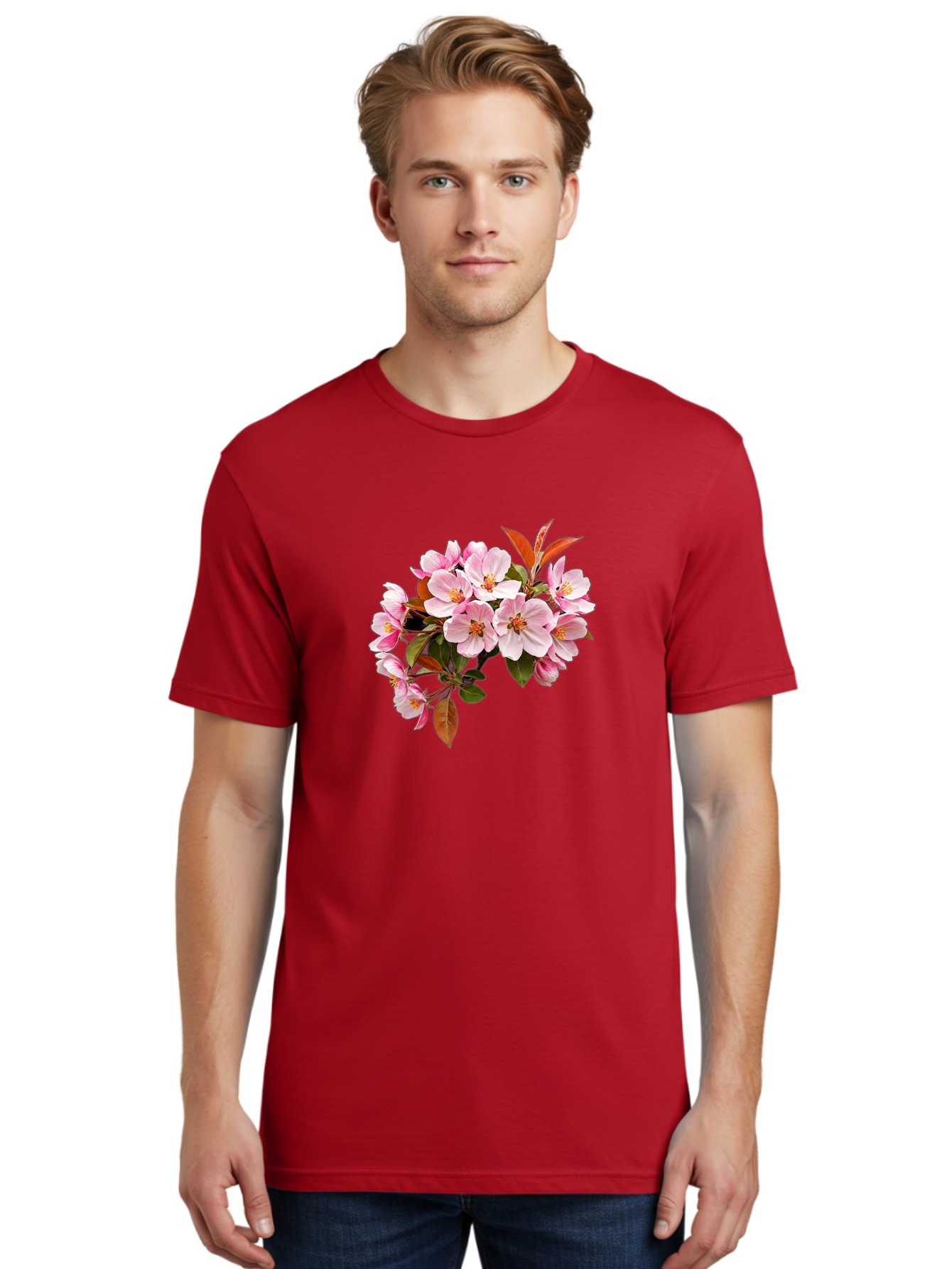 Pink-Flowers-2 Men'S Graphic Tee, 100% Cotton, Comfortable Casual Summer Wear, Machine Washable, Vintage Camera, Old Camera, Antique Camera, Black Camera, Classic Photography, Photography Equipment, Nostalgic Device, Film Camera, Camera Art Baj191 18