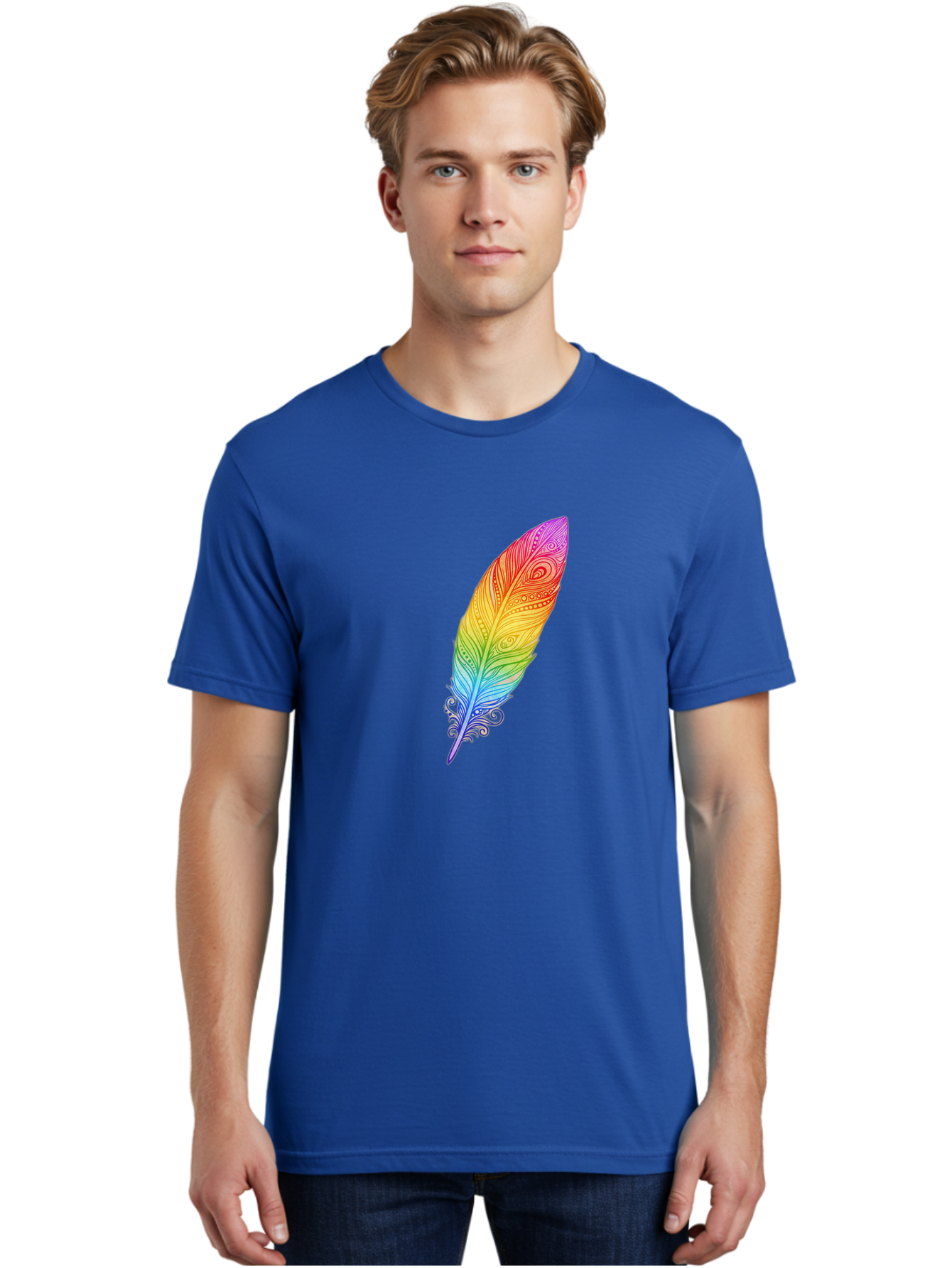 Rainbow-Feather-1 Men'S Graphic Tee, 100% Cotton, Comfortable Casual Summer Wear, Machine Washable, Vintage Camera, Old Camera, Antique Camera, Black Camera, Classic Photography, Photography Equipment, Nostalgic Device, Film Camera, Camera Art Baj217 30