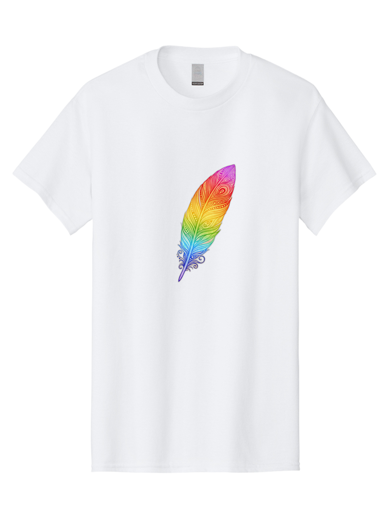 Rainbow-Feather-1 Men'S Graphic Tee, 100% Cotton, Comfortable Casual Summer Wear, Machine Washable, Vintage Camera, Old Camera, Antique Camera, Black Camera, Classic Photography, Photography Equipment, Nostalgic Device, Film Camera, Camera Art Baj217 3