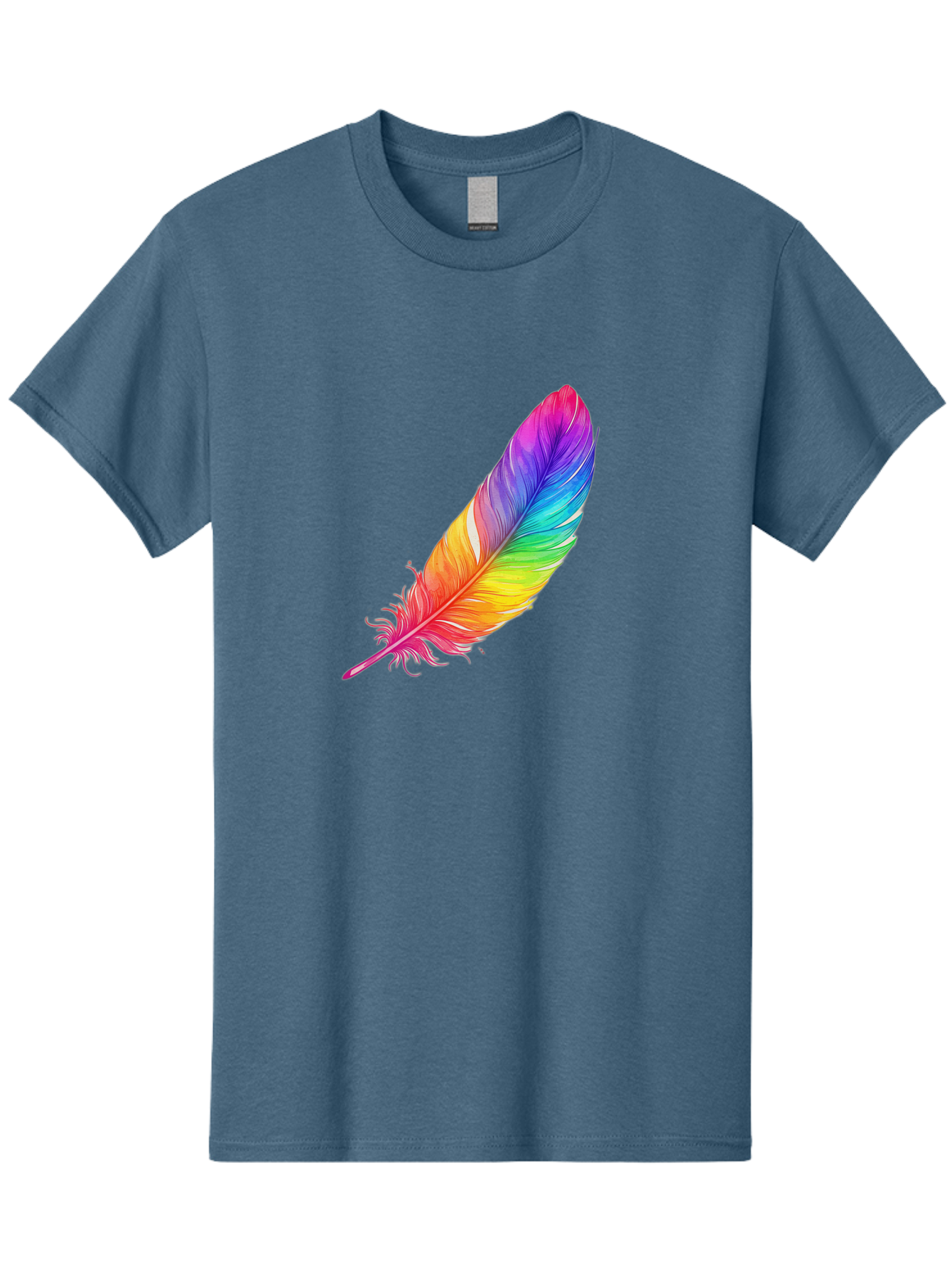 Rainbow-Feather-11 Men'S Graphic Tee, 100% Cotton, Comfortable Casual Summer Wear, Machine Washable, Vintage Camera, Old Camera, Antique Camera, Black Camera, Classic Photography, Photography Equipment, Nostalgic Device, Film Camera, Baj219 13