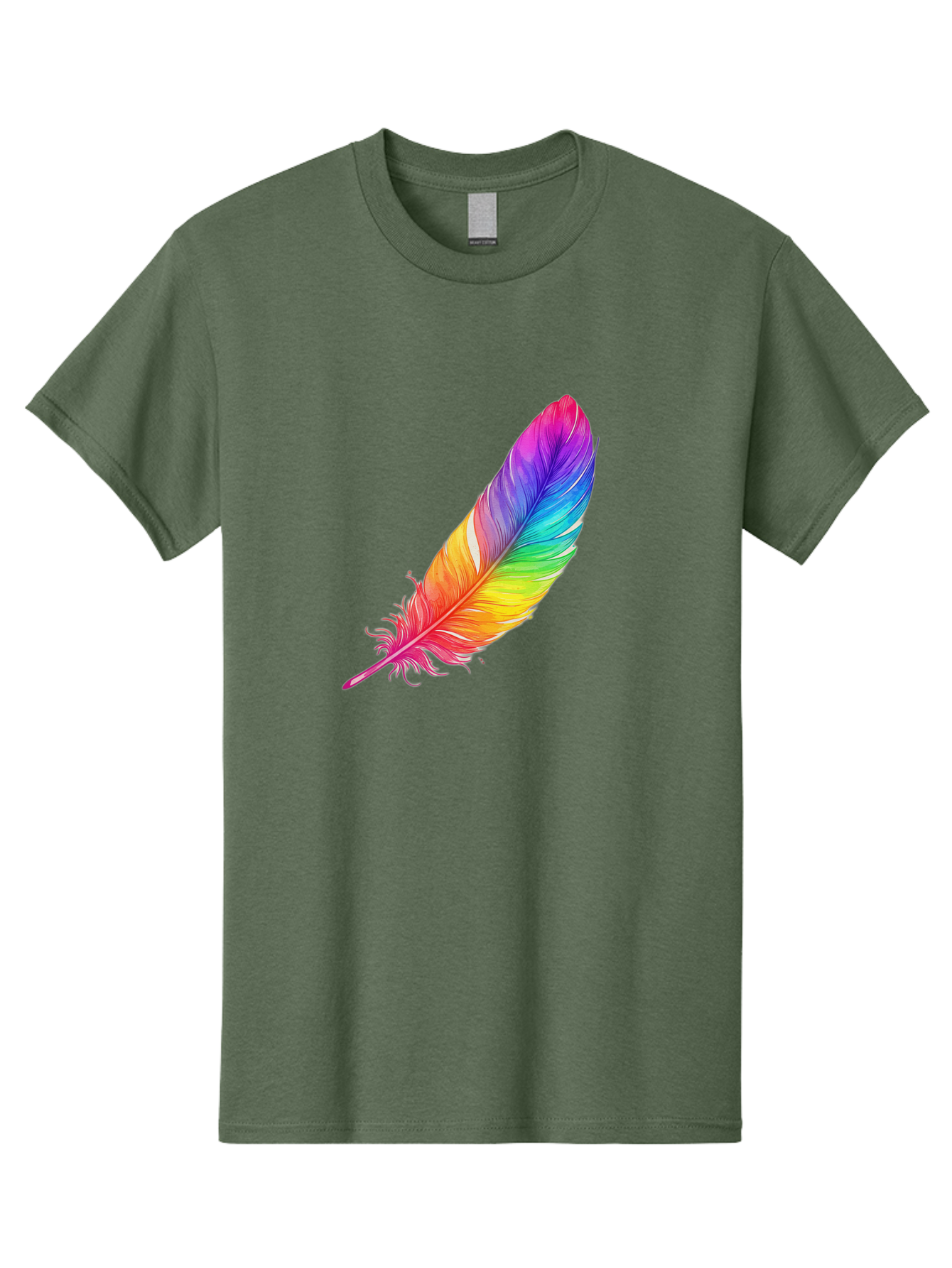 Rainbow-Feather-11 Men'S Graphic Tee, 100% Cotton, Comfortable Casual Summer Wear, Machine Washable, Vintage Camera, Old Camera, Antique Camera, Black Camera, Classic Photography, Photography Equipment, Nostalgic Device, Film Camera, Baj219 10
