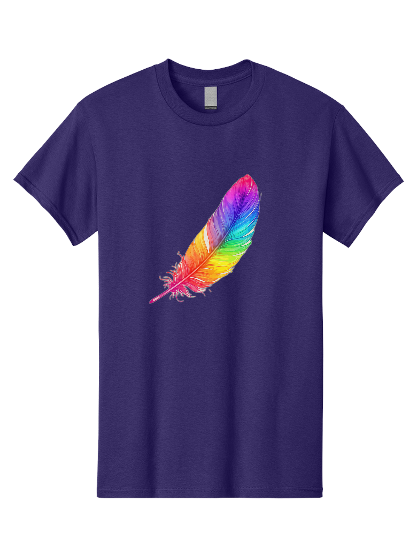 Rainbow-Feather-11 Men'S Graphic Tee, 100% Cotton, Comfortable Casual Summer Wear, Machine Washable, Vintage Camera, Old Camera, Antique Camera, Black Camera, Classic Photography, Photography Equipment, Nostalgic Device, Film Camera, Baj219 1
