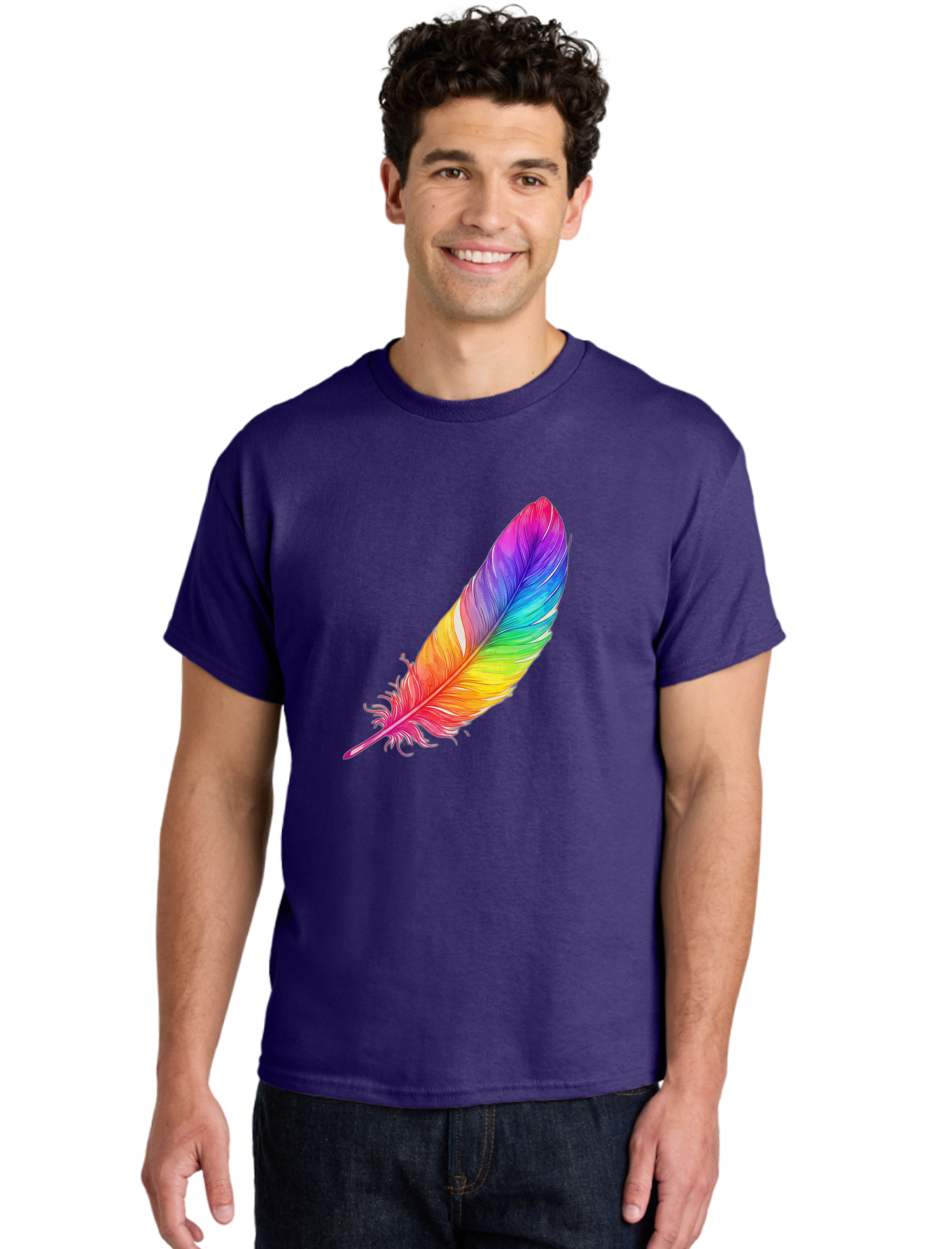 Rainbow-Feather-11 Men'S Graphic Tee, 100% Cotton, Comfortable Casual Summer Wear, Machine Washable, Vintage Camera, Old Camera, Antique Camera, Black Camera, Classic Photography, Photography Equipment, Nostalgic Device, Film Camera, Baj219 16