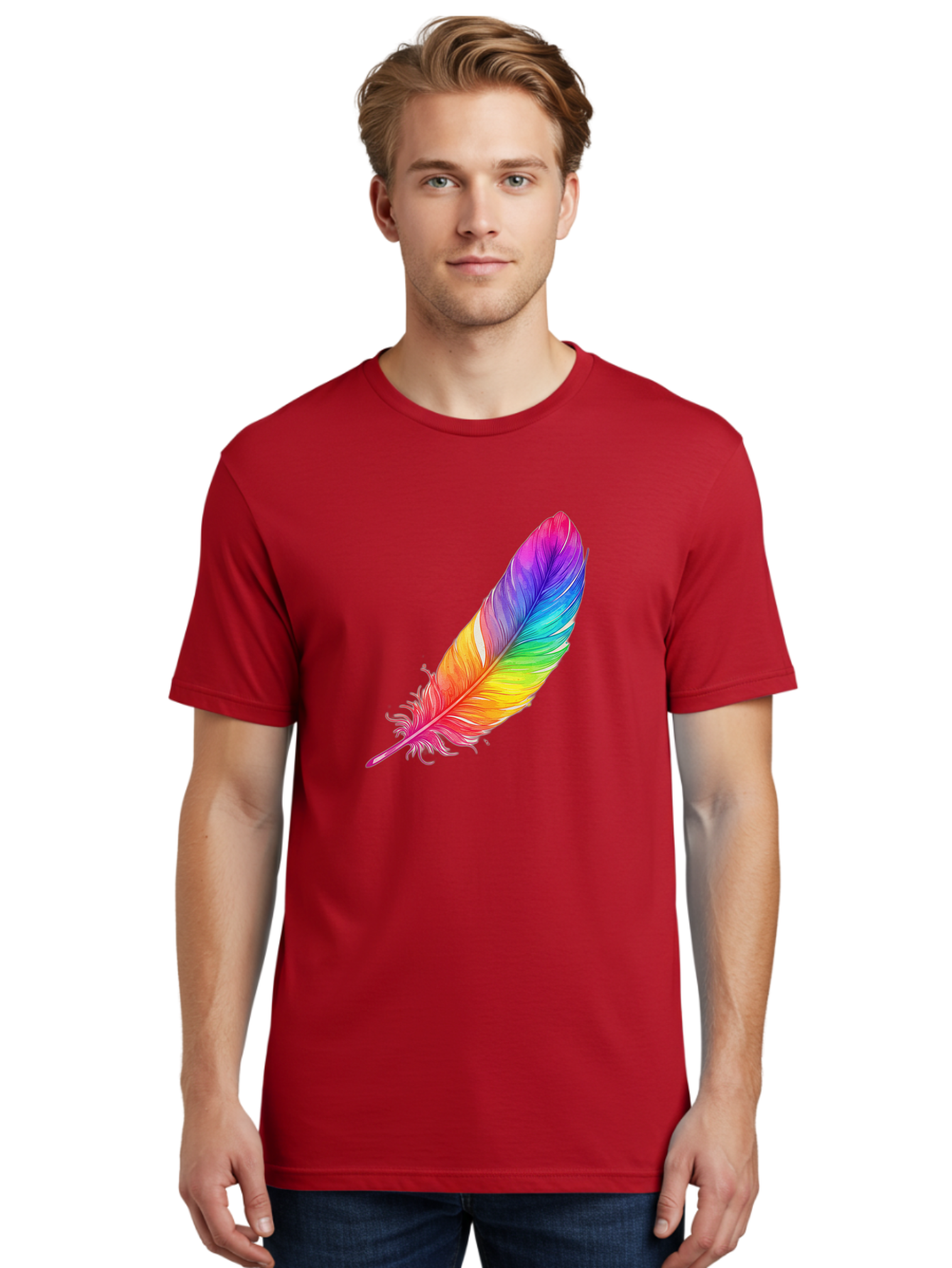 Rainbow-Feather-11 Men'S Graphic Tee, 100% Cotton, Comfortable Casual Summer Wear, Machine Washable, Vintage Camera, Old Camera, Antique Camera, Black Camera, Classic Photography, Photography Equipment, Nostalgic Device, Film Camera, Baj219 22