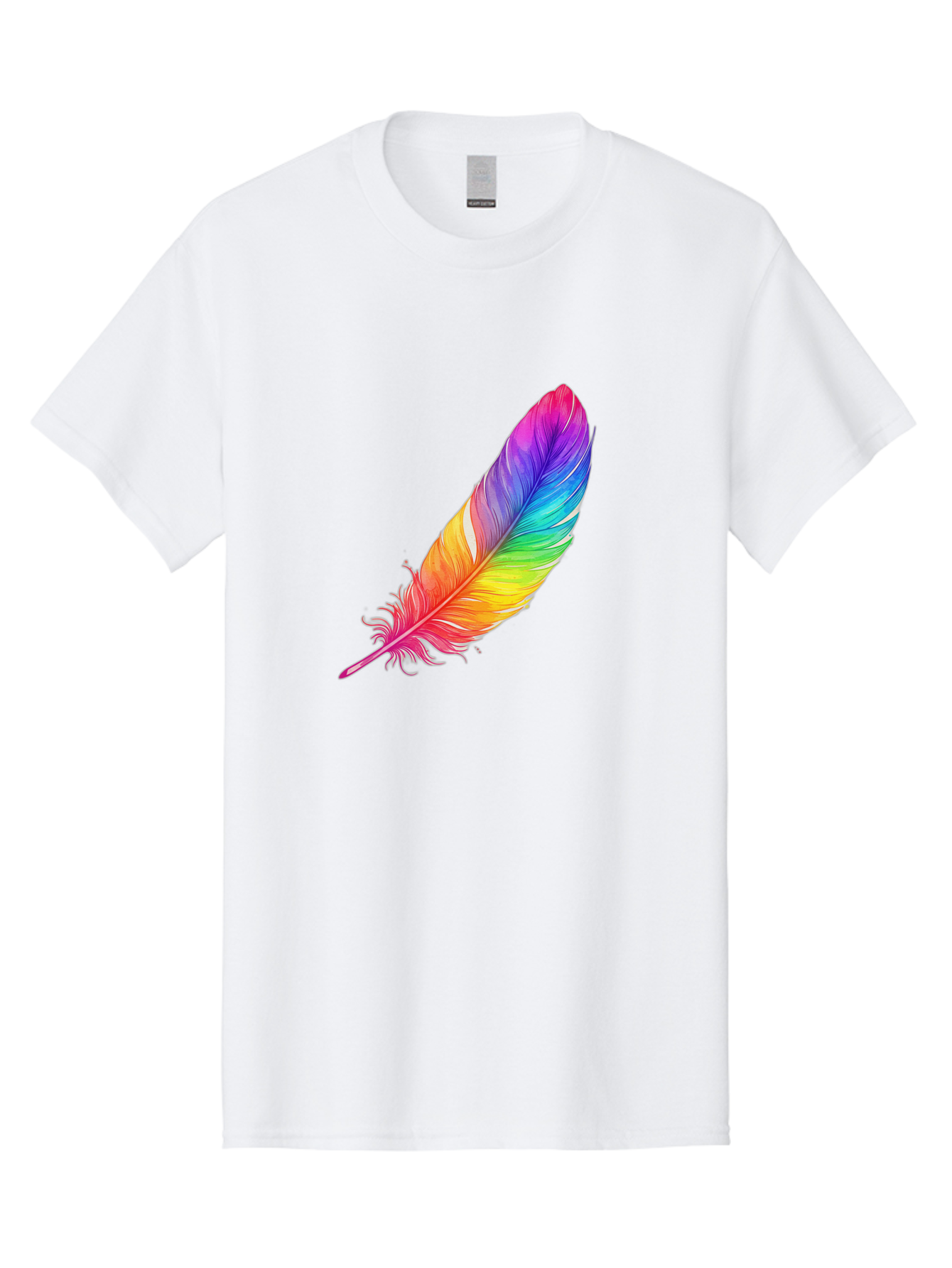 Rainbow-Feather-11 Men'S Graphic Tee, 100% Cotton, Comfortable Casual Summer Wear, Machine Washable, Vintage Camera, Old Camera, Antique Camera, Black Camera, Classic Photography, Photography Equipment, Nostalgic Device, Film Camera, Baj219 11