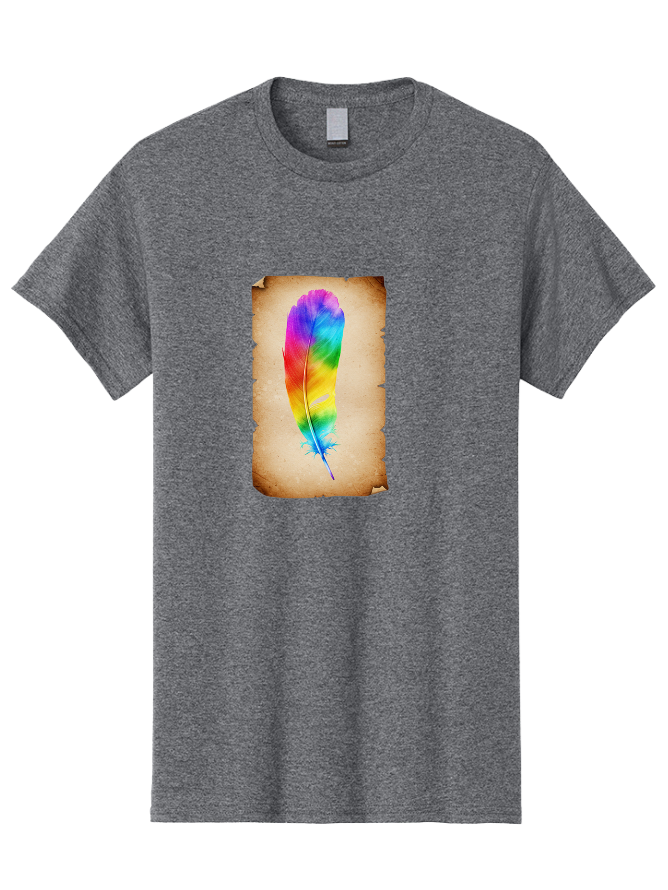 Rainbow-Feather-12 Men'S Graphic Tee, 100% Cotton, Comfortable Casual Summer Wear, Machine Washable, Vintage Camera, Old Camera, Antique Camera, Black Camera, Classic Photography, Photography Equipment, Nostalgic Device, Film Camera, Baj220 2