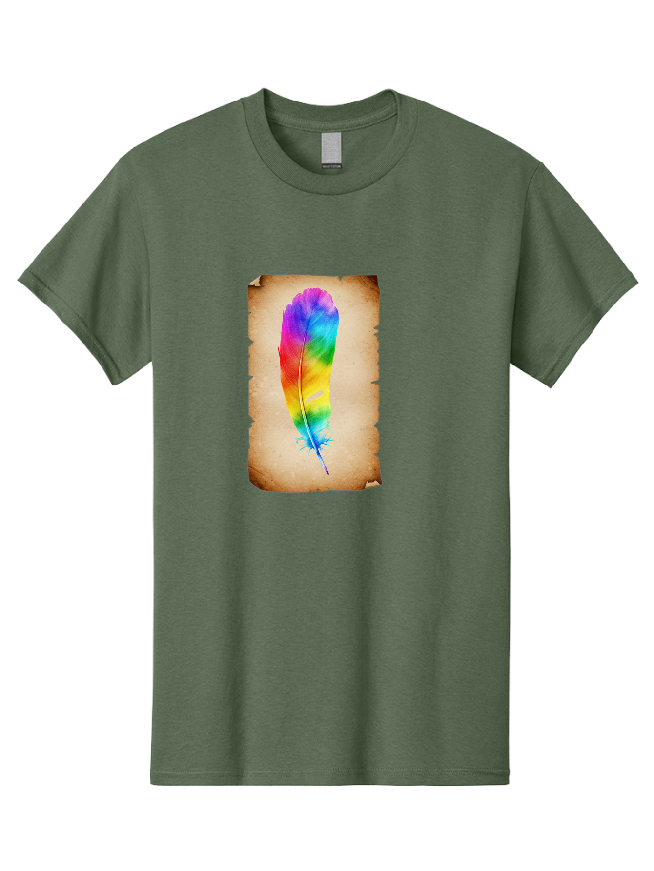 Rainbow-Feather-12 Men'S Graphic Tee, 100% Cotton, Comfortable Casual Summer Wear, Machine Washable, Vintage Camera, Old Camera, Antique Camera, Black Camera, Classic Photography, Photography Equipment, Nostalgic Device, Film Camera, Baj220 15