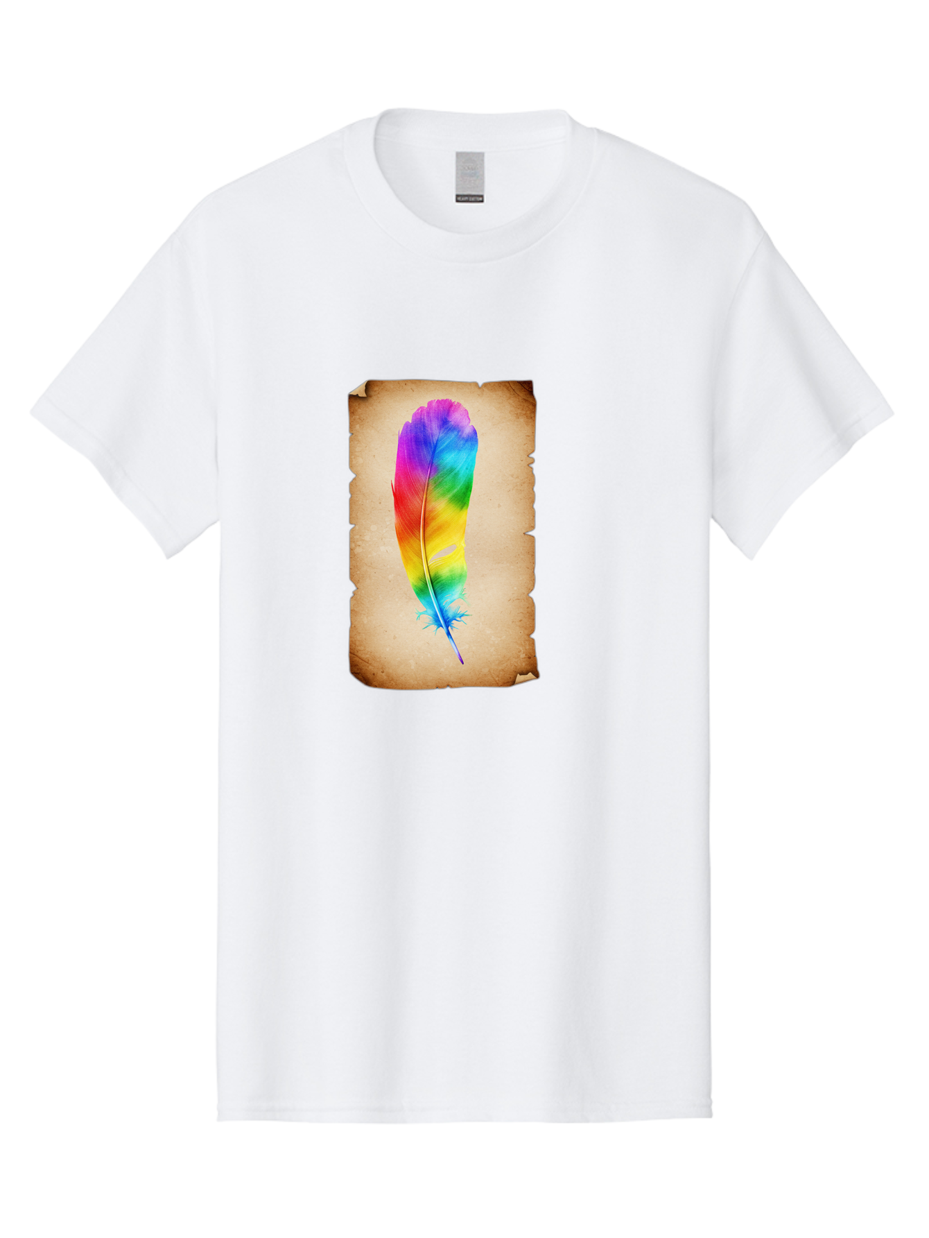 Rainbow-Feather-12 Men'S Graphic Tee, 100% Cotton, Comfortable Casual Summer Wear, Machine Washable, Vintage Camera, Old Camera, Antique Camera, Black Camera, Classic Photography, Photography Equipment, Nostalgic Device, Film Camera, Baj220 12
