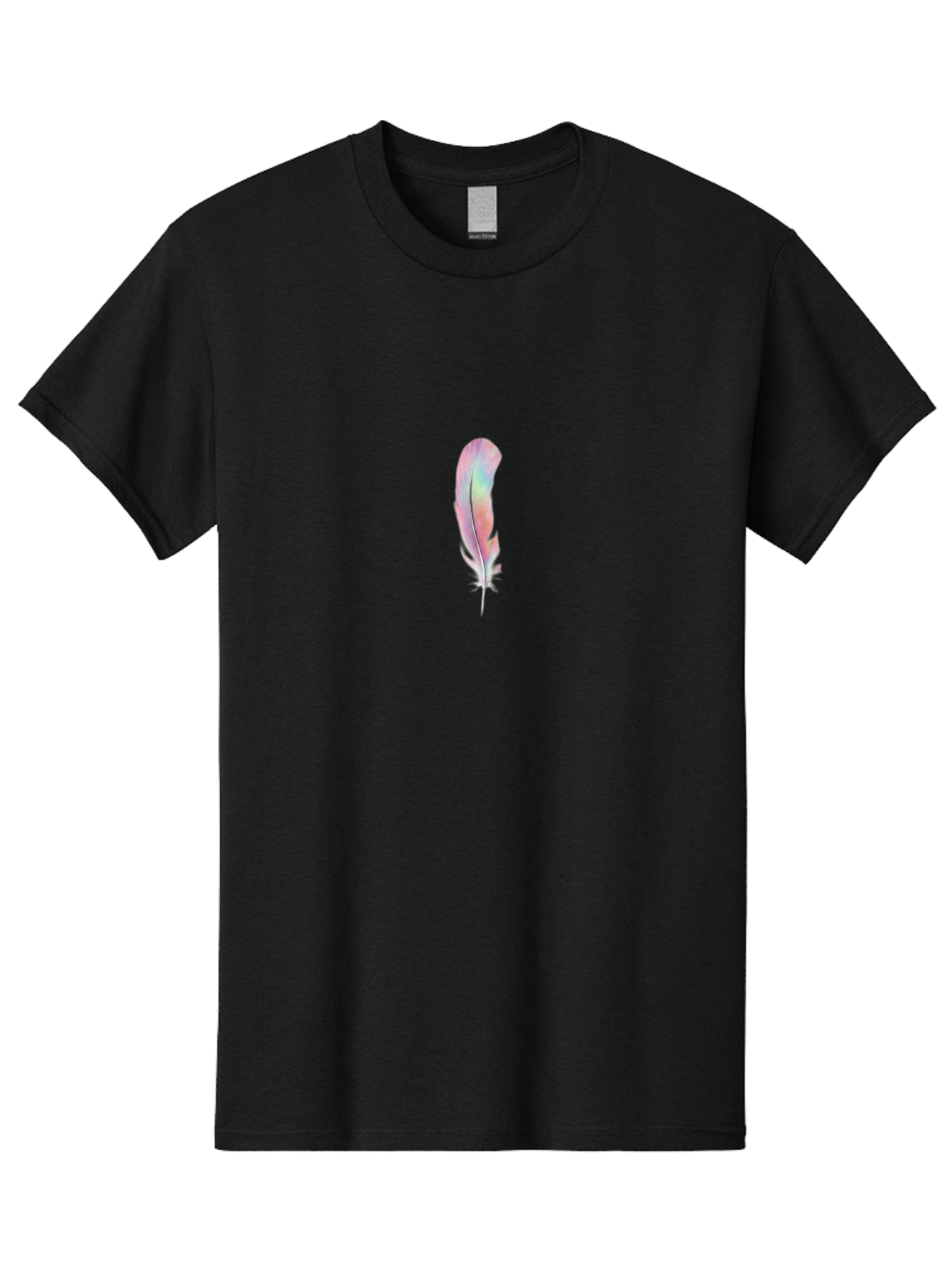 Rainbow-Feather-16 Men'S Graphic Tee, 100% Cotton, Comfortable Casual Summer Wear, Machine Washable, Vintage Camera, Old Camera, Antique Camera, Black Camera, Classic Photography, Photography Equipment, Nostalgic Device, Film Camera, Baj224 2