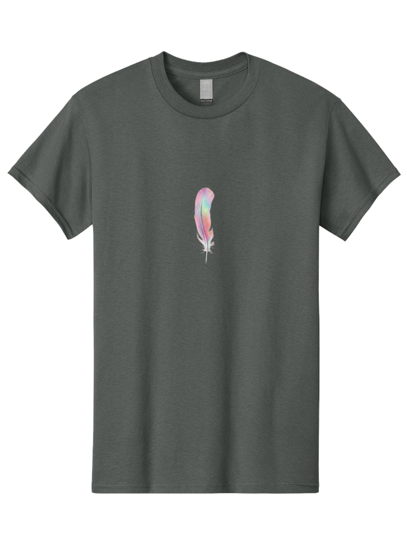 Rainbow-Feather-16 Men'S Graphic Tee, 100% Cotton, Comfortable Casual Summer Wear, Machine Washable, Vintage Camera, Old Camera, Antique Camera, Black Camera, Classic Photography, Photography Equipment, Nostalgic Device, Film Camera, Baj224 15