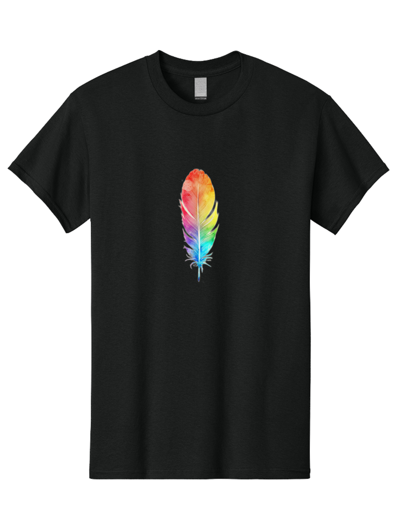 Rainbow-Feather-2 Men'S Graphic Tee, 100% Cotton, Comfortable Casual Summer Wear, Machine Washable, Vintage Camera, Old Camera, Antique Camera, Black Camera, Classic Photography, Photography Equipment, Nostalgic Device, Film Camera, Camera Art Baj225 6