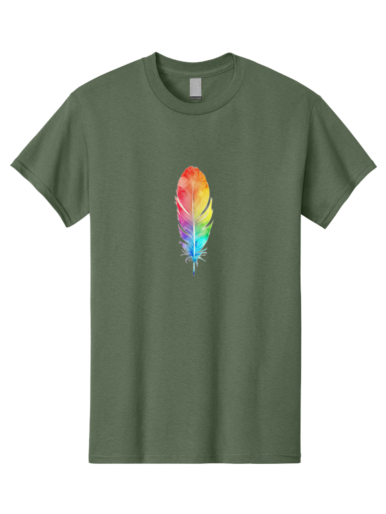 Rainbow-Feather-2 Men'S Graphic Tee, 100% Cotton, Comfortable Casual Summer Wear, Machine Washable, Vintage Camera, Old Camera, Antique Camera, Black Camera, Classic Photography, Photography Equipment, Nostalgic Device, Film Camera, Camera Art Baj225 10