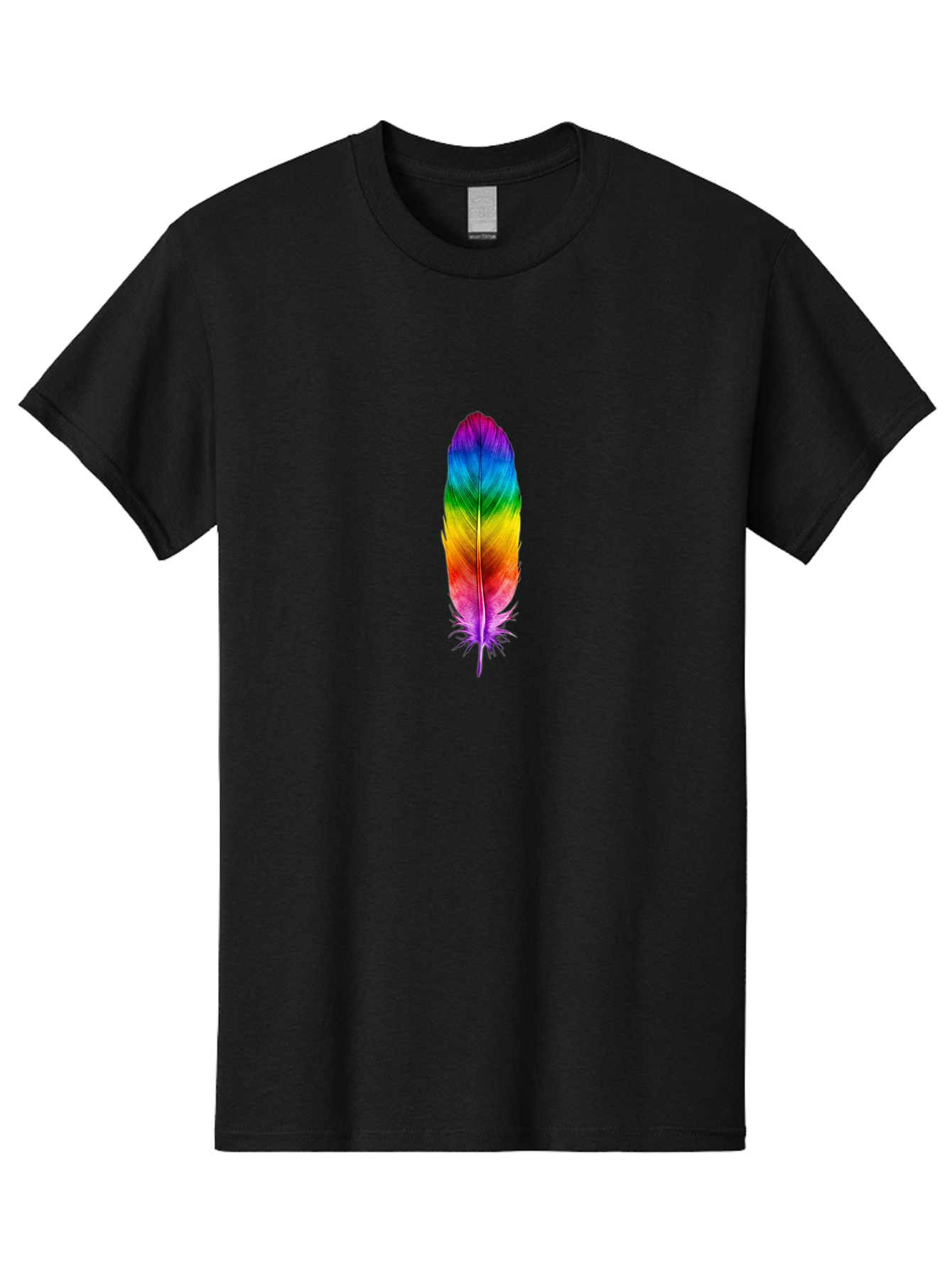 Rainbow-Feather-3 Men'S Graphic Tee, 100% Cotton, Comfortable Casual Summer Wear, Machine Washable, Vintage Camera, Old Camera, Antique Camera, Black Camera, Classic Photography, Photography Equipment, Nostalgic Device, Film Camera, Camera Art Baj226 10