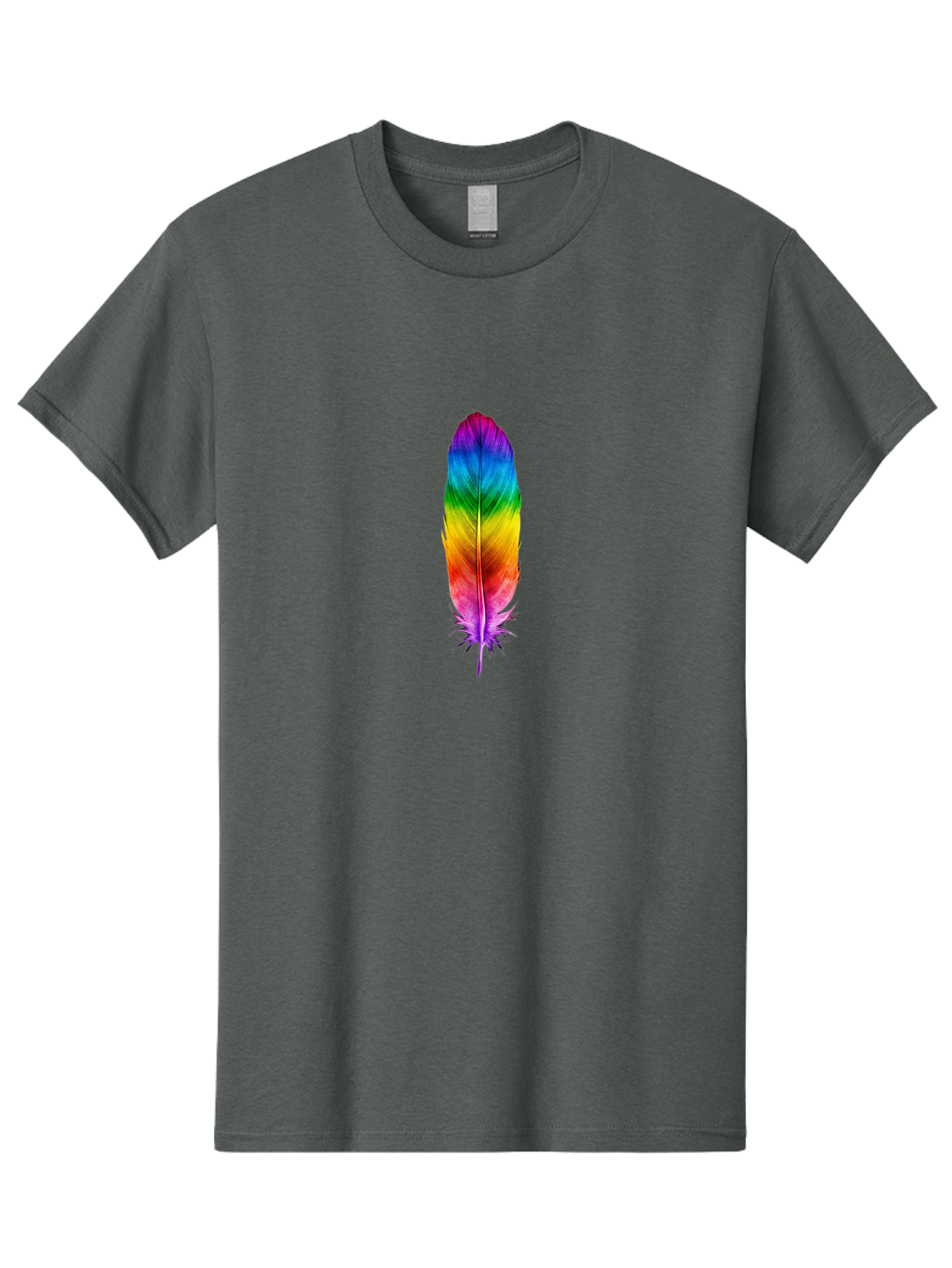 Rainbow-Feather-3 Men'S Graphic Tee, 100% Cotton, Comfortable Casual Summer Wear, Machine Washable, Vintage Camera, Old Camera, Antique Camera, Black Camera, Classic Photography, Photography Equipment, Nostalgic Device, Film Camera, Camera Art Baj226 6