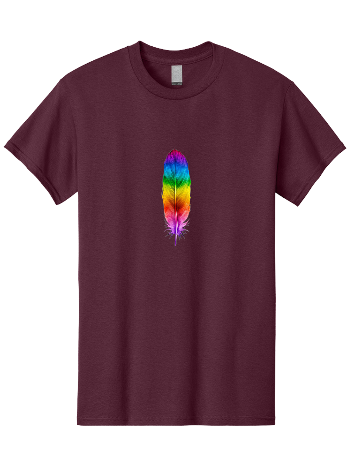 Rainbow-Feather-3 Men'S Graphic Tee, 100% Cotton, Comfortable Casual Summer Wear, Machine Washable, Vintage Camera, Old Camera, Antique Camera, Black Camera, Classic Photography, Photography Equipment, Nostalgic Device, Film Camera, Camera Art Baj226 9