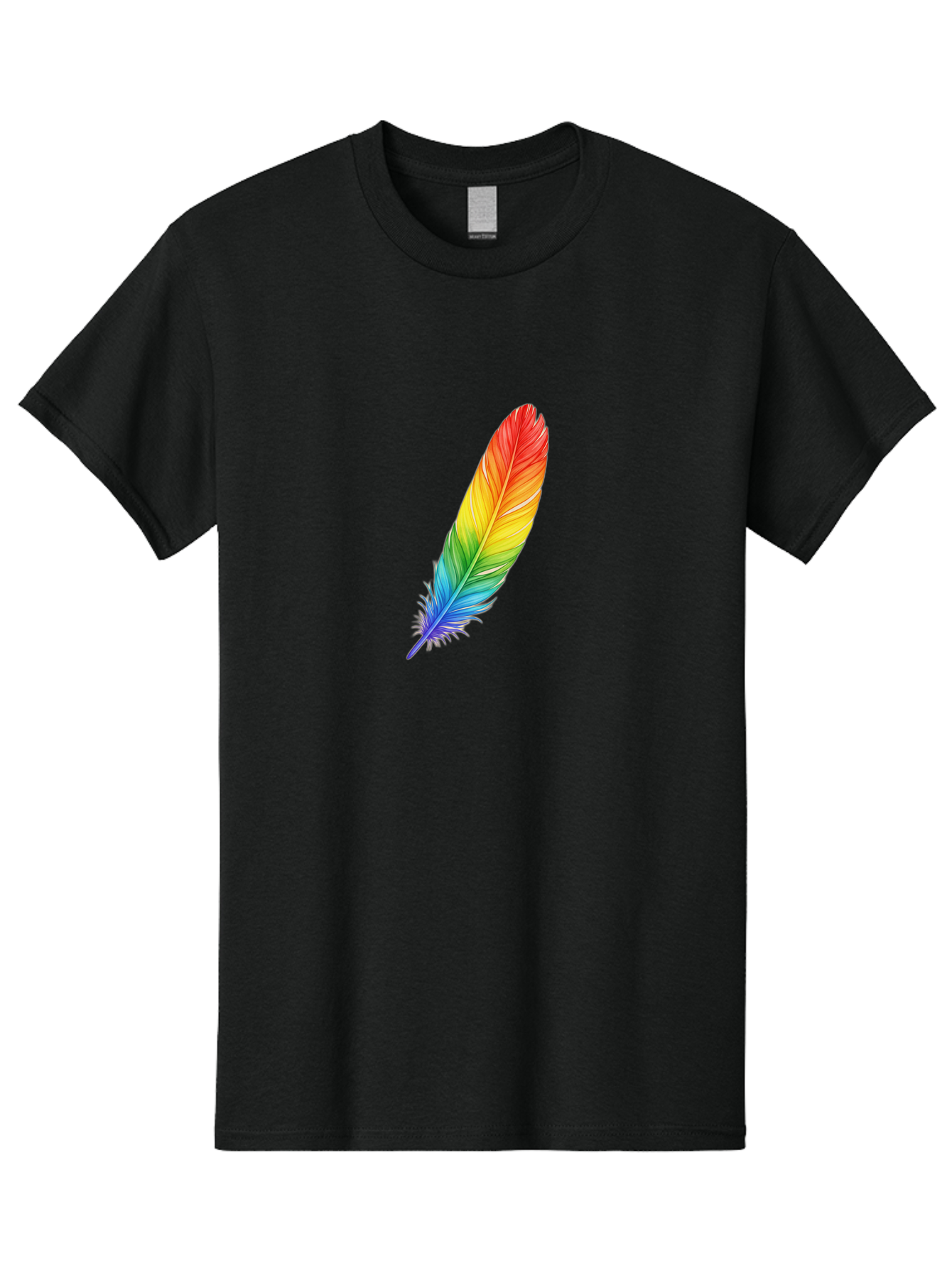 Rainbow-Feather-4 Men'S Graphic Tee, 100% Cotton, Comfortable Casual Summer Wear, Machine Washable, Vintage Camera, Old Camera, Antique Camera, Black Camera, Classic Photography, Photography Equipment, Nostalgic Device, Film Camera, Camera Art Baj227 10