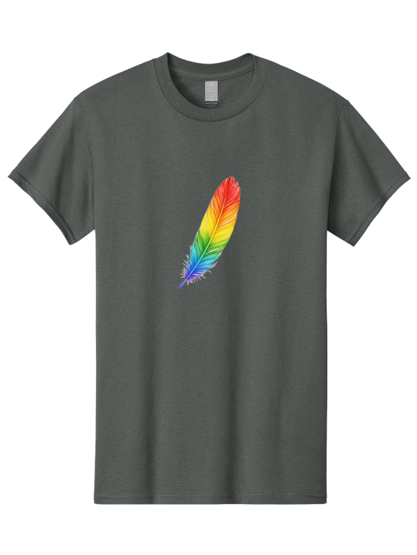 Rainbow-Feather-4 Men'S Graphic Tee, 100% Cotton, Comfortable Casual Summer Wear, Machine Washable, Vintage Camera, Old Camera, Antique Camera, Black Camera, Classic Photography, Photography Equipment, Nostalgic Device, Film Camera, Camera Art Baj227 13