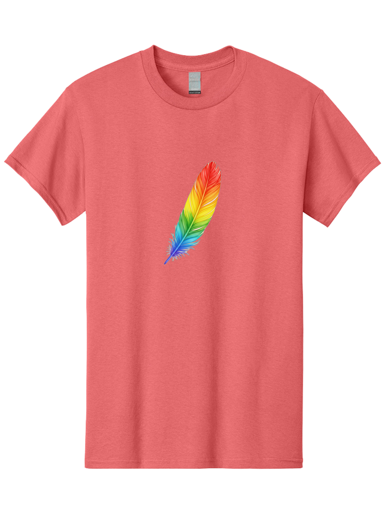 Rainbow-Feather-4 Men'S Graphic Tee, 100% Cotton, Comfortable Casual Summer Wear, Machine Washable, Vintage Camera, Old Camera, Antique Camera, Black Camera, Classic Photography, Photography Equipment, Nostalgic Device, Film Camera, Camera Art Baj227 15