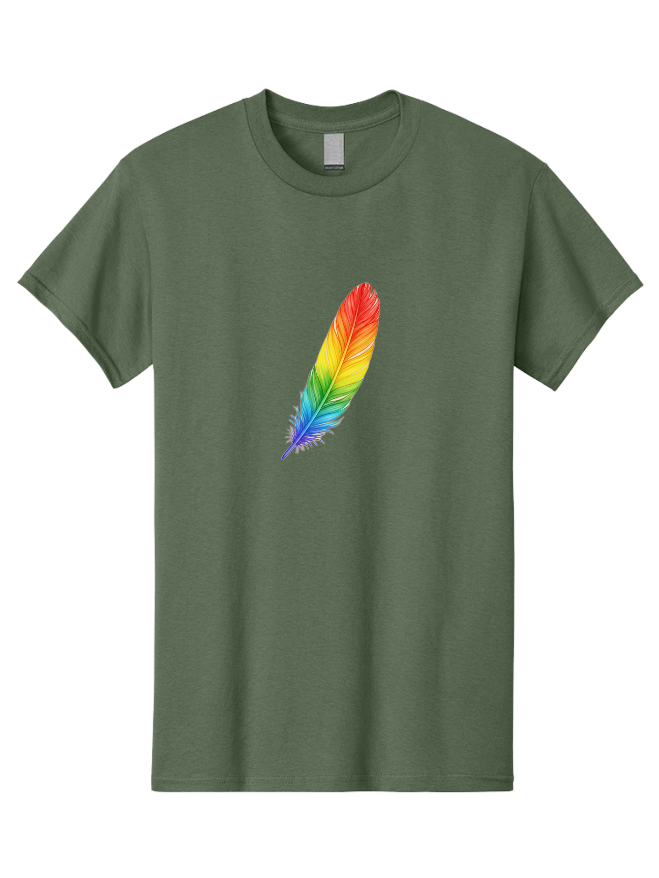 Rainbow-Feather-4 Men'S Graphic Tee, 100% Cotton, Comfortable Casual Summer Wear, Machine Washable, Vintage Camera, Old Camera, Antique Camera, Black Camera, Classic Photography, Photography Equipment, Nostalgic Device, Film Camera, Camera Art Baj227 8