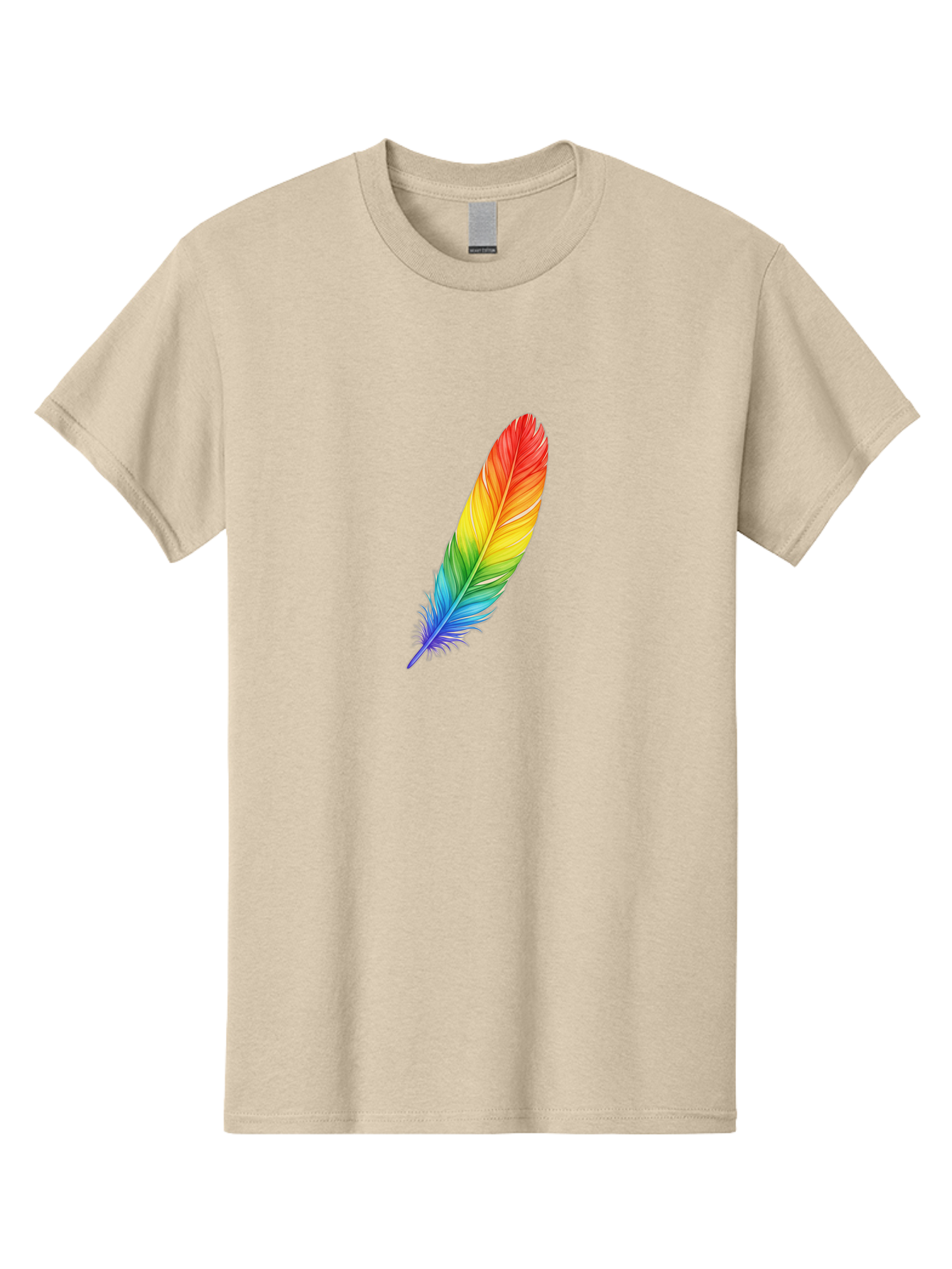 Rainbow-Feather-4 Men'S Graphic Tee, 100% Cotton, Comfortable Casual Summer Wear, Machine Washable, Vintage Camera, Old Camera, Antique Camera, Black Camera, Classic Photography, Photography Equipment, Nostalgic Device, Film Camera, Camera Art Baj227 1