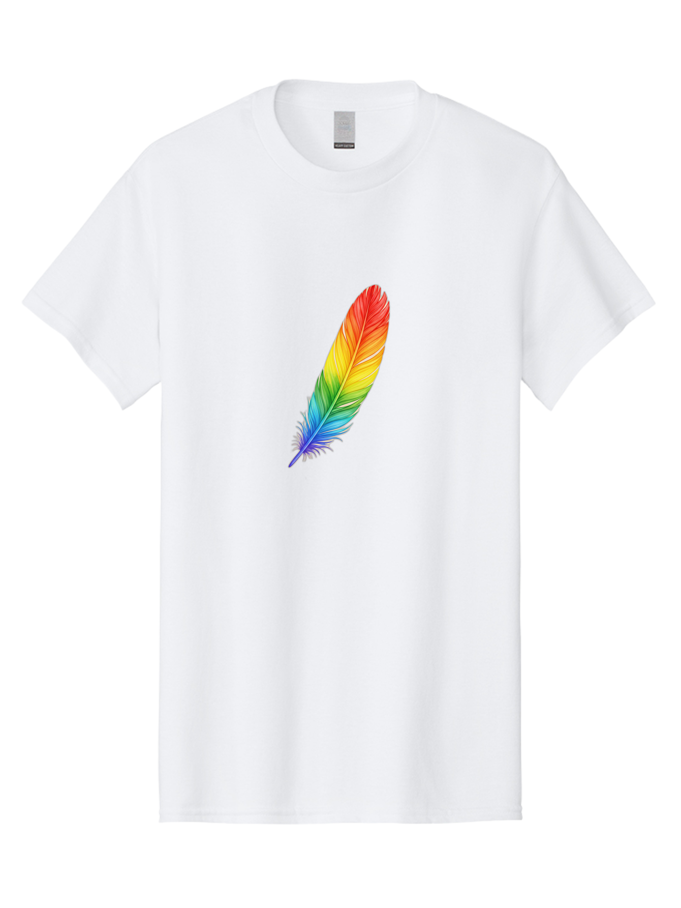 Rainbow-Feather-4 Men'S Graphic Tee, 100% Cotton, Comfortable Casual Summer Wear, Machine Washable, Vintage Camera, Old Camera, Antique Camera, Black Camera, Classic Photography, Photography Equipment, Nostalgic Device, Film Camera, Camera Art Baj227 2