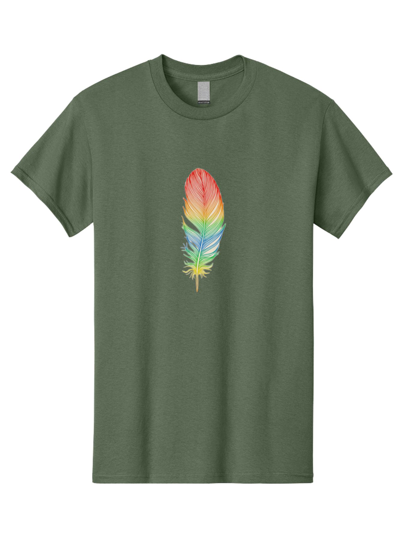 Rainbow-Feather-6 Men'S Graphic Tee, 100% Cotton, Comfortable Casual Summer Wear, Machine Washable, Vintage Camera, Old Camera, Antique Camera, Black Camera, Classic Photography, Photography Equipment, Nostalgic Device, Film Camera, Camera Art Baj229 11