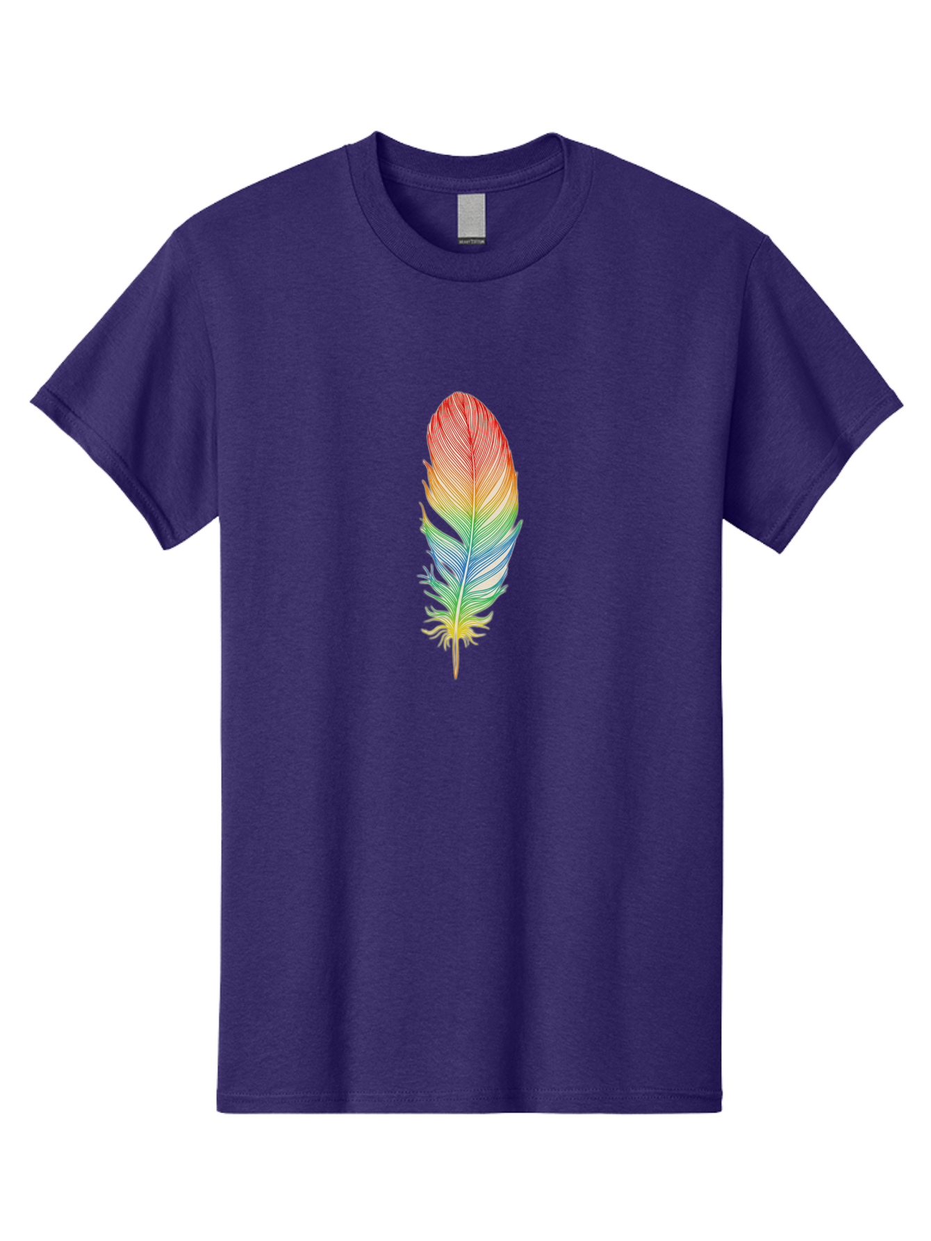 Rainbow-Feather-6 Men'S Graphic Tee, 100% Cotton, Comfortable Casual Summer Wear, Machine Washable, Vintage Camera, Old Camera, Antique Camera, Black Camera, Classic Photography, Photography Equipment, Nostalgic Device, Film Camera, Camera Art Baj229 3